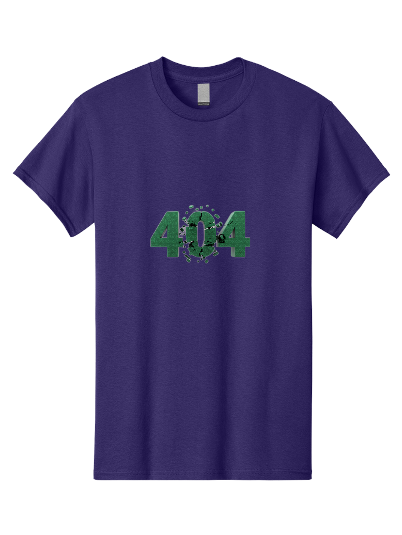 404-Error Men'S Graphic Tee, 100% Cotton, Comfortable Casual Summer Wear, Machine Washable, 404 Error, Broken Link, Page Not Found, Crushed Numbers, Broken Text, Error Message, Website Glitch, Broken Webpage Baa093 19