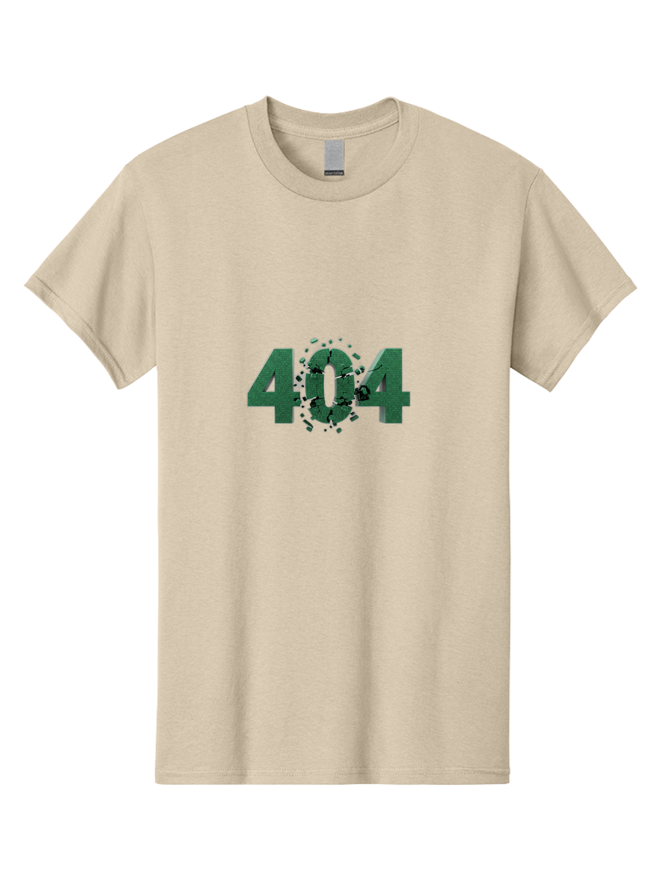 404-Error Men'S Graphic Tee, 100% Cotton, Comfortable Casual Summer Wear, Machine Washable, 404 Error, Broken Link, Page Not Found, Crushed Numbers, Broken Text, Error Message, Website Glitch, Broken Webpage Baa093 7