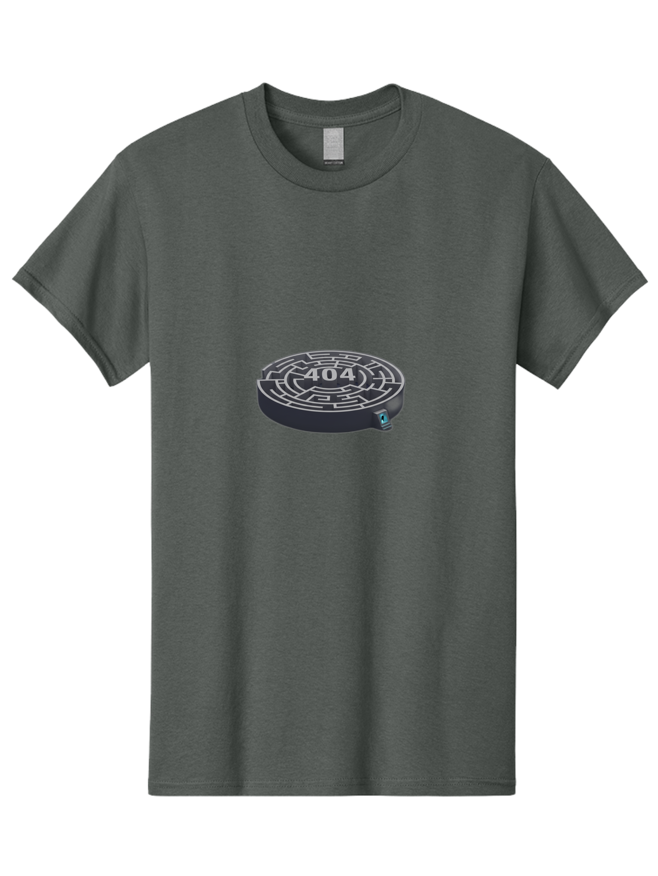 404-Maze Men'S Graphic Tee, 100% Cotton, Comfortable Casual Summer Wear, Machine Washable, Error Page, 404 Maze, Lost In Cyberspace, Digital Labyrinth, Website Error, Broken Link, Navigation Issue, Problem Solving, Online Glitch, Baa096