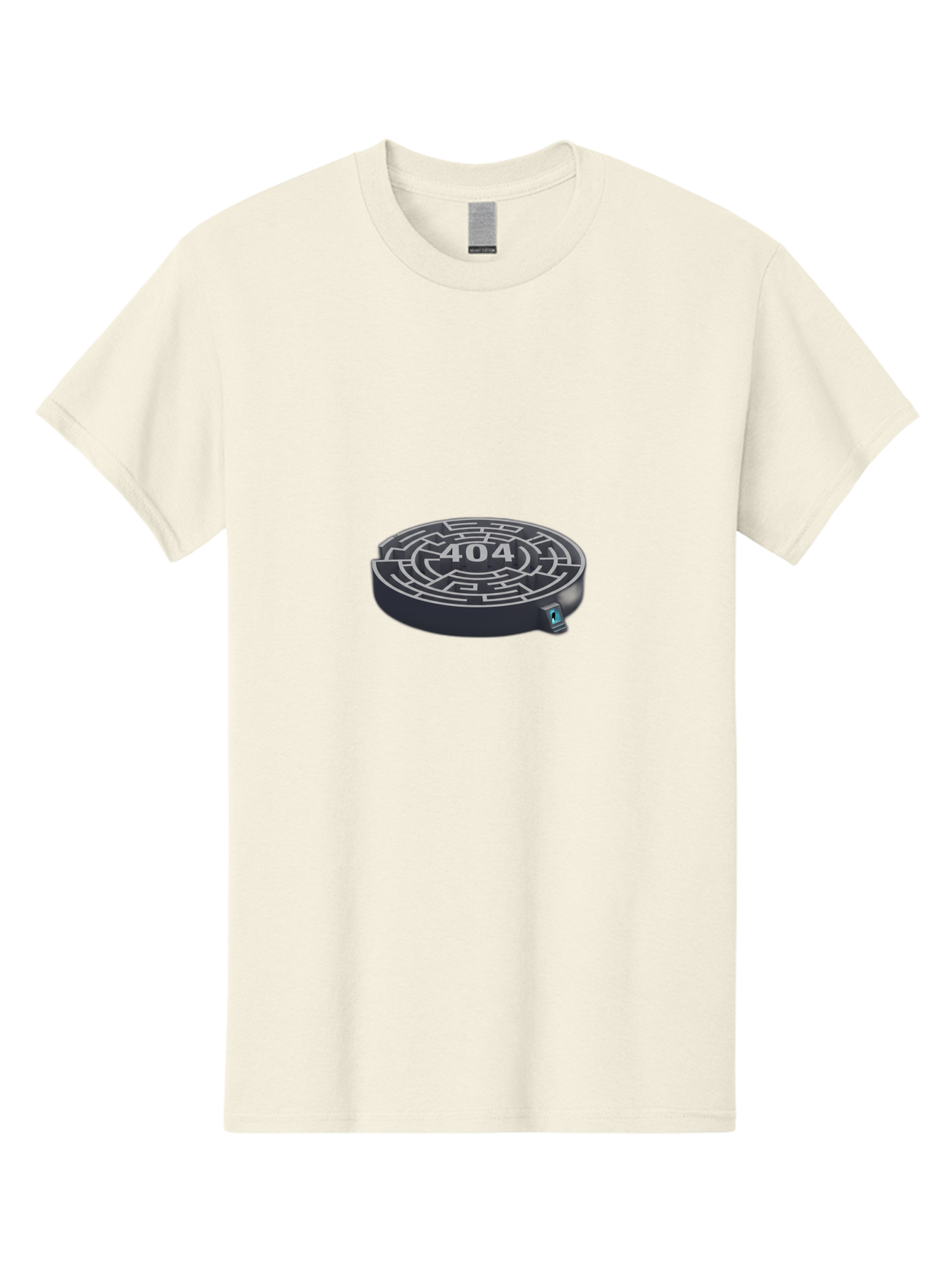 404-Maze Men'S Graphic Tee, 100% Cotton, Comfortable Casual Summer Wear, Machine Washable, Error Page, 404 Maze, Lost In Cyberspace, Digital Labyrinth, Website Error, Broken Link, Navigation Issue, Problem Solving, Online Glitch, Baa096 3