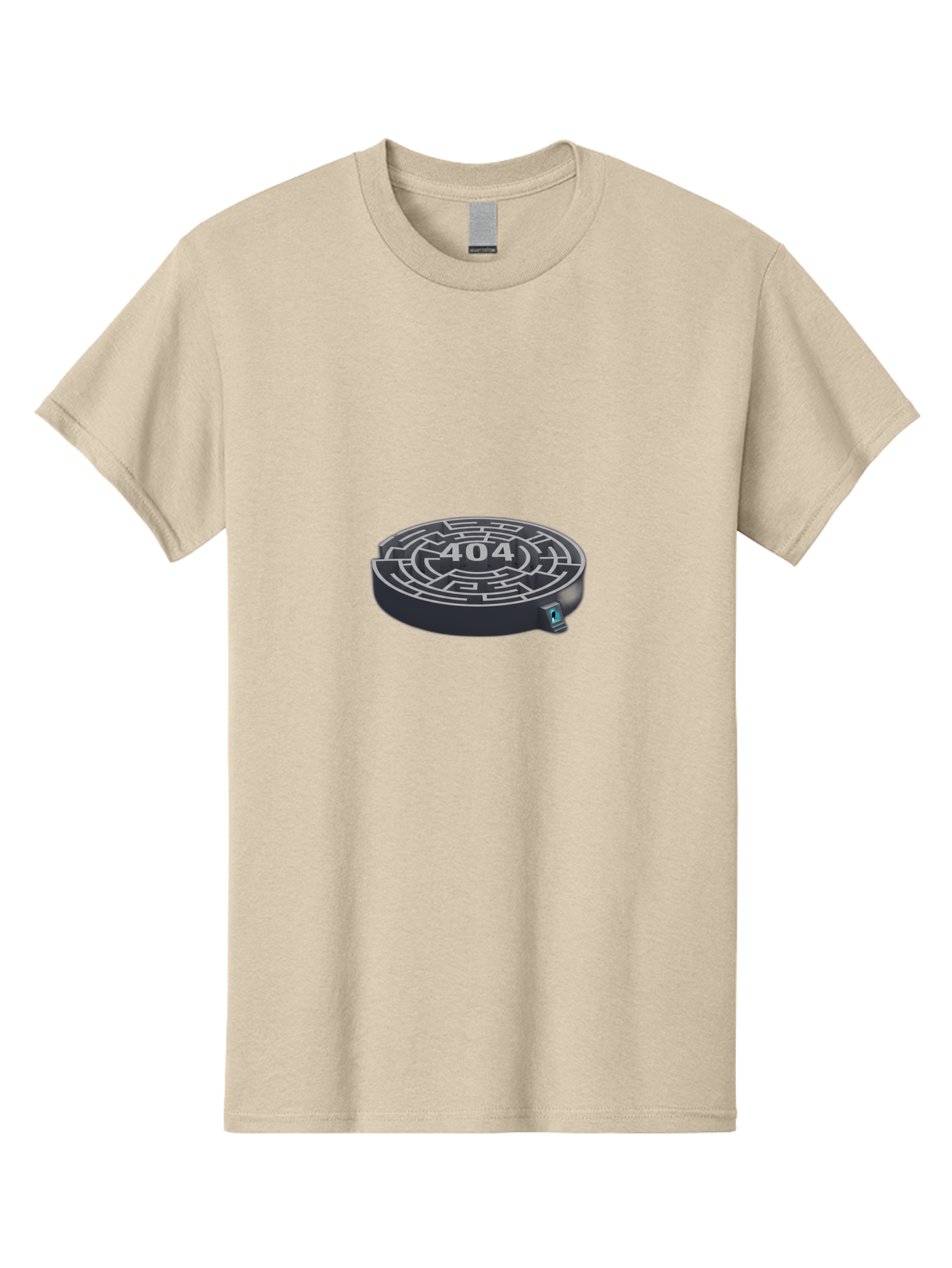 404-Maze Men'S Graphic Tee, 100% Cotton, Comfortable Casual Summer Wear, Machine Washable, Error Page, 404 Maze, Lost In Cyberspace, Digital Labyrinth, Website Error, Broken Link, Navigation Issue, Problem Solving, Online Glitch, Baa096 21