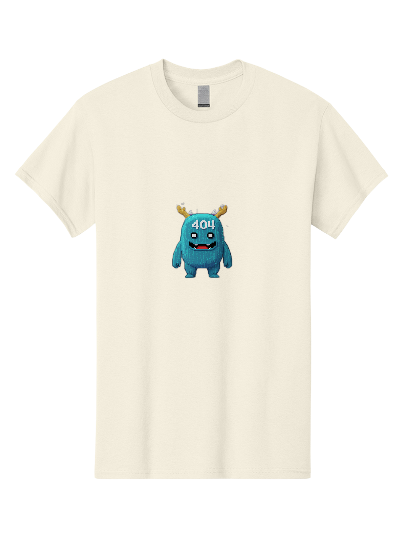 404-Monster-2 Men'S Graphic Tee, 100% Cotton, Comfortable Casual Summer Wear, Machine Washable, Cute Monster, Error Page, 404 Page, Funny Creature, Cartoon Character, Error Message, Digital Art, Web Design, Pixel Art Baa099 29