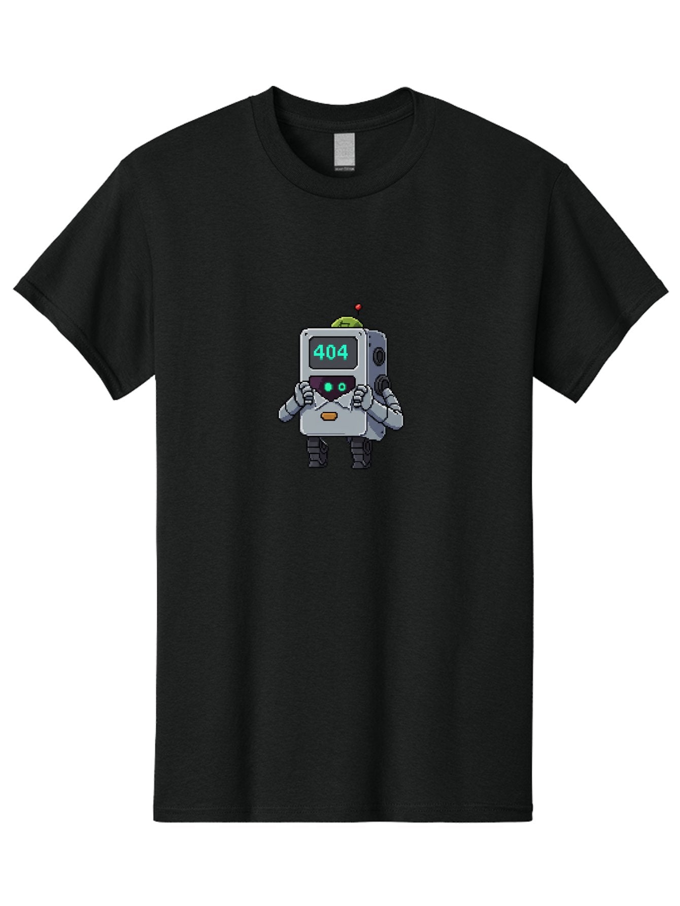 404-Robot-1 Men'S Graphic Tee, 100% Cotton, Comfortable Casual Summer Wear, Machine Washable, Robot With 404 Error Message, Error Page, Broken Link, Page Not Found, Malfunctioning Robot, Cartoon Style, Digital Art, Futuristic Design, Baa106 8