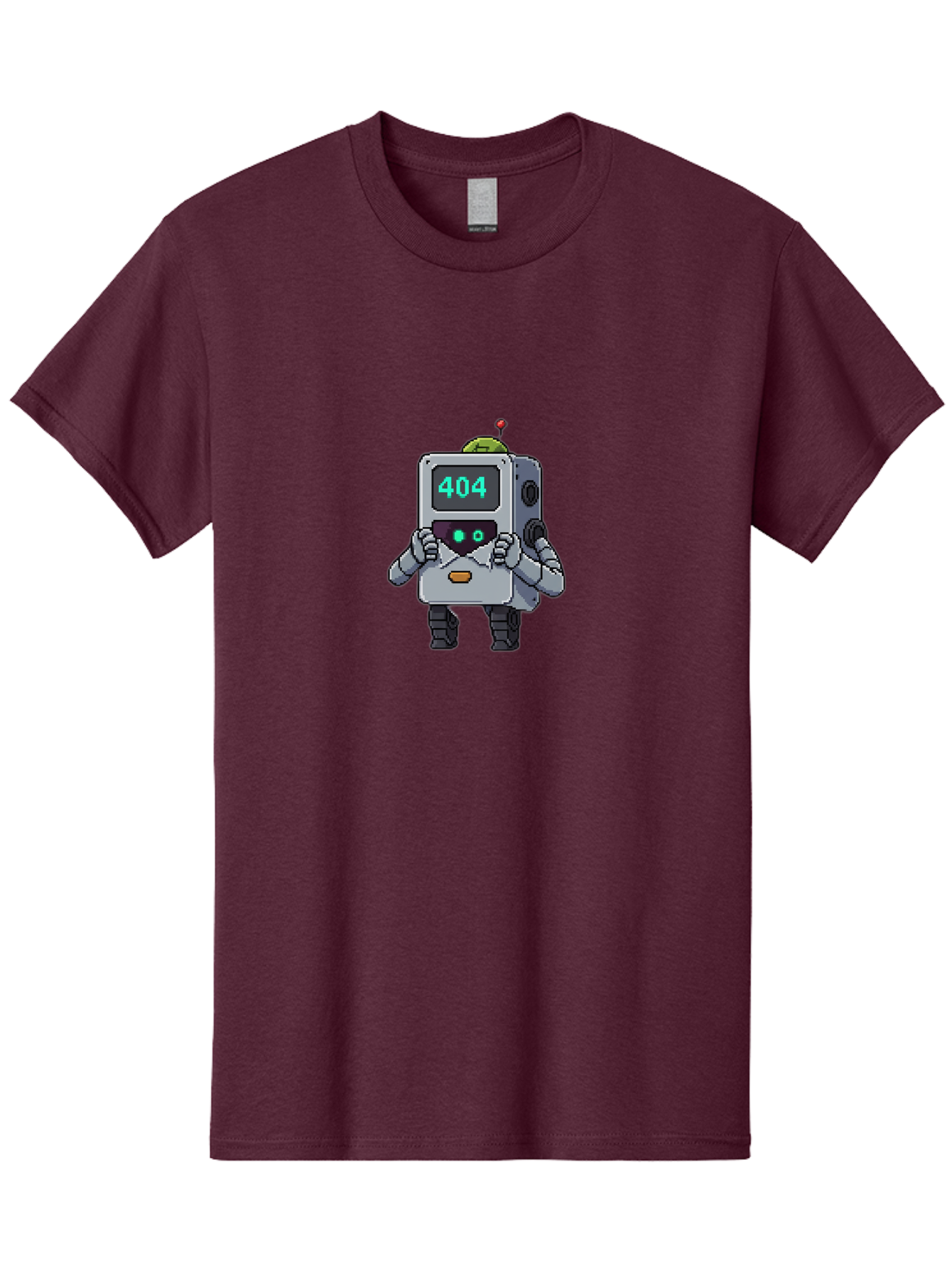 404-Robot-1 Men'S Graphic Tee, 100% Cotton, Comfortable Casual Summer Wear, Machine Washable, Robot With 404 Error Message, Error Page, Broken Link, Page Not Found, Malfunctioning Robot, Cartoon Style, Digital Art, Futuristic Design, Baa106 29