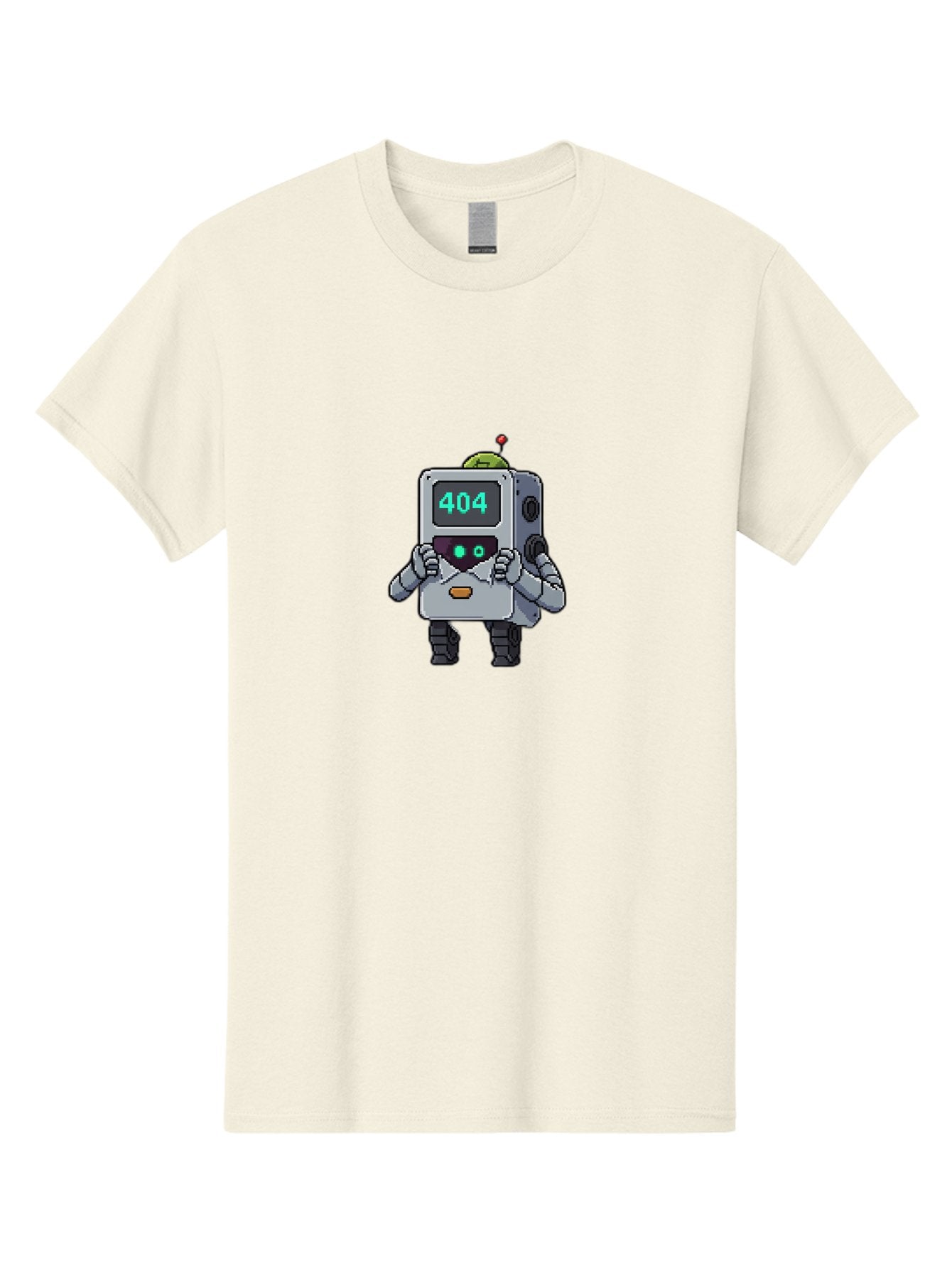 404-Robot-1 Men'S Graphic Tee, 100% Cotton, Comfortable Casual Summer Wear, Machine Washable, Robot With 404 Error Message, Error Page, Broken Link, Page Not Found, Malfunctioning Robot, Cartoon Style, Digital Art, Futuristic Design, Baa106 6