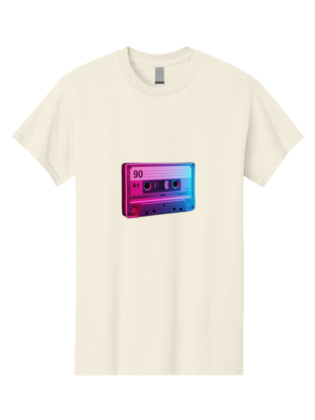 90-A1-Cassette-Tape Men'S Graphic Tee, 100% Cotton, Comfortable Casual Summer Wear, Machine Washable, Retro Cassette Tape, Vintage Music, Nostalgic Technology, 90S Music, A1 Mix Tape, Retro Aesthetics, Vinyl Revival, Music Nostalgia, Baa120 14