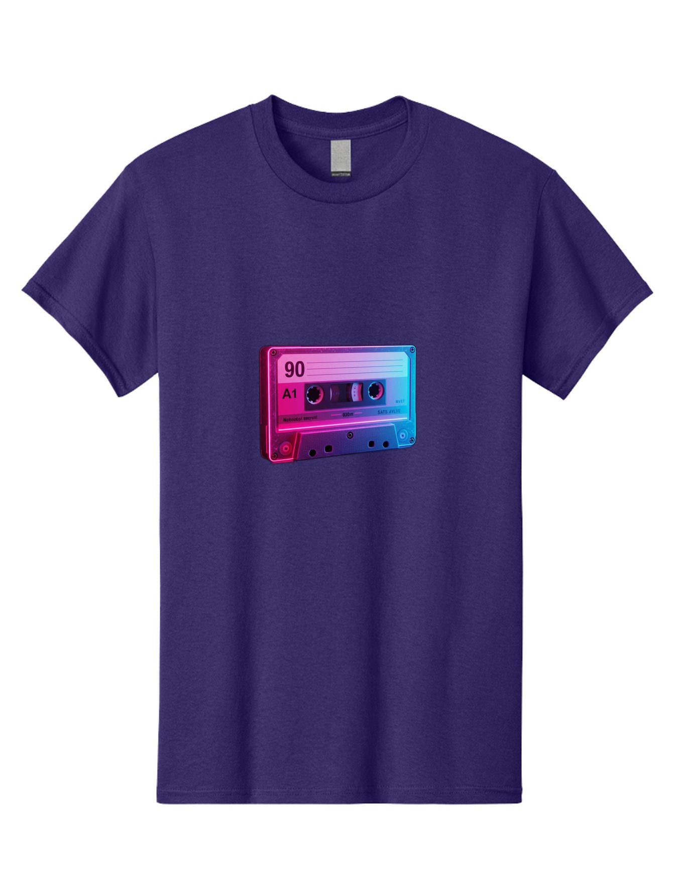 90-A1-Cassette-Tape Men'S Graphic Tee, 100% Cotton, Comfortable Casual Summer Wear, Machine Washable, Retro Cassette Tape, Vintage Music, Nostalgic Technology, 90S Music, A1 Mix Tape, Retro Aesthetics, Vinyl Revival, Music Nostalgia, Baa120 11
