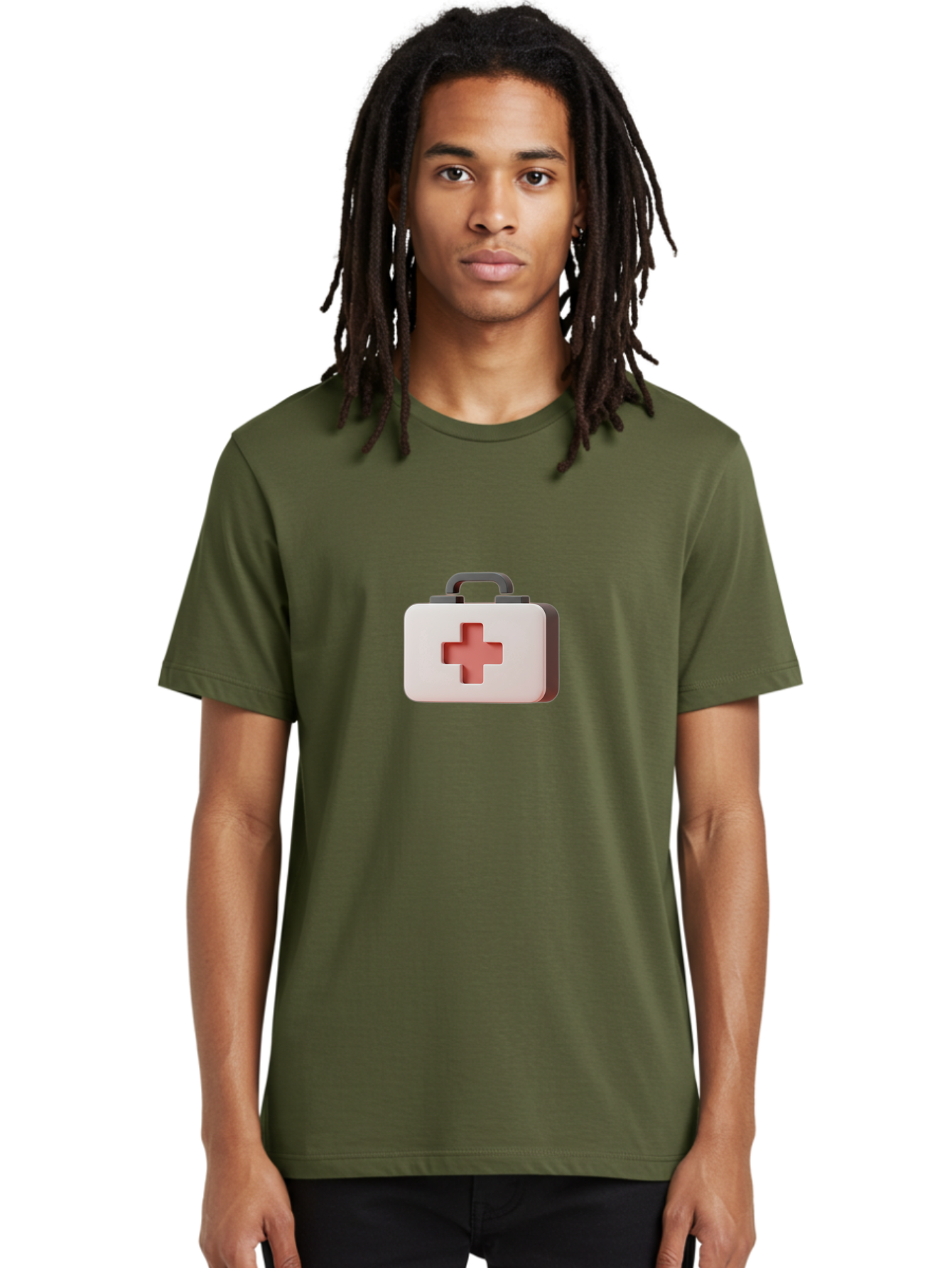 Aid-Kit-2 Men'S Graphic Tee, 100% Cotton, Comfortable Casual Summer Wear, Machine Washable, First Aid Kit, Medical Cross, Health Care, Emergency Response, Medical Symbol, Red Cross Baa125 26