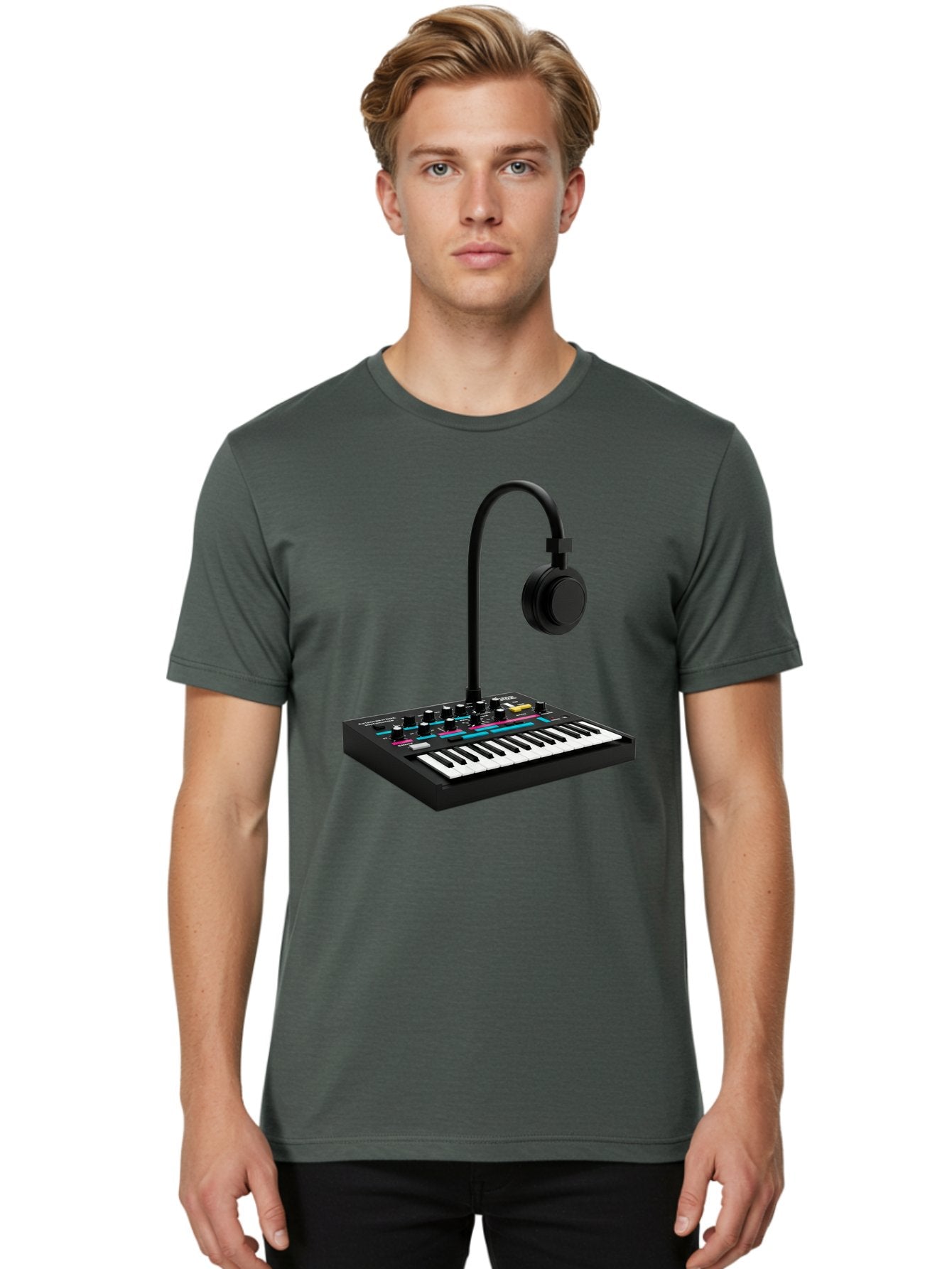 Arturia-Minilab-Mkii Men'S Graphic Tee, 100% Cotton, Comfortable Casual Summer Wear, Machine Washable, Korg Minilogue Synthesizer, Electronic Music Production, Sound Design, Music Creation, Audio Equipment, Midi Controller, Music Gear, Baa140 18