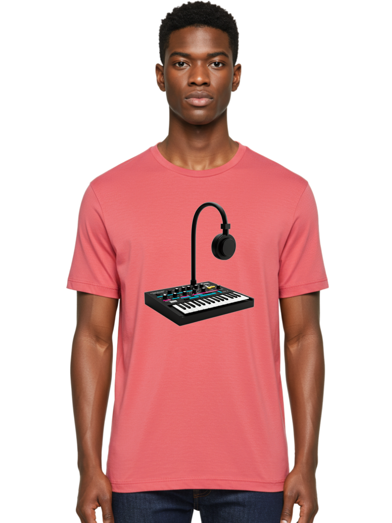 Arturia-Minilab-Mkii Men'S Graphic Tee, 100% Cotton, Comfortable Casual Summer Wear, Machine Washable, Korg Minilogue Synthesizer, Electronic Music Production, Sound Design, Music Creation, Audio Equipment, Midi Controller, Music Gear, Baa140 6