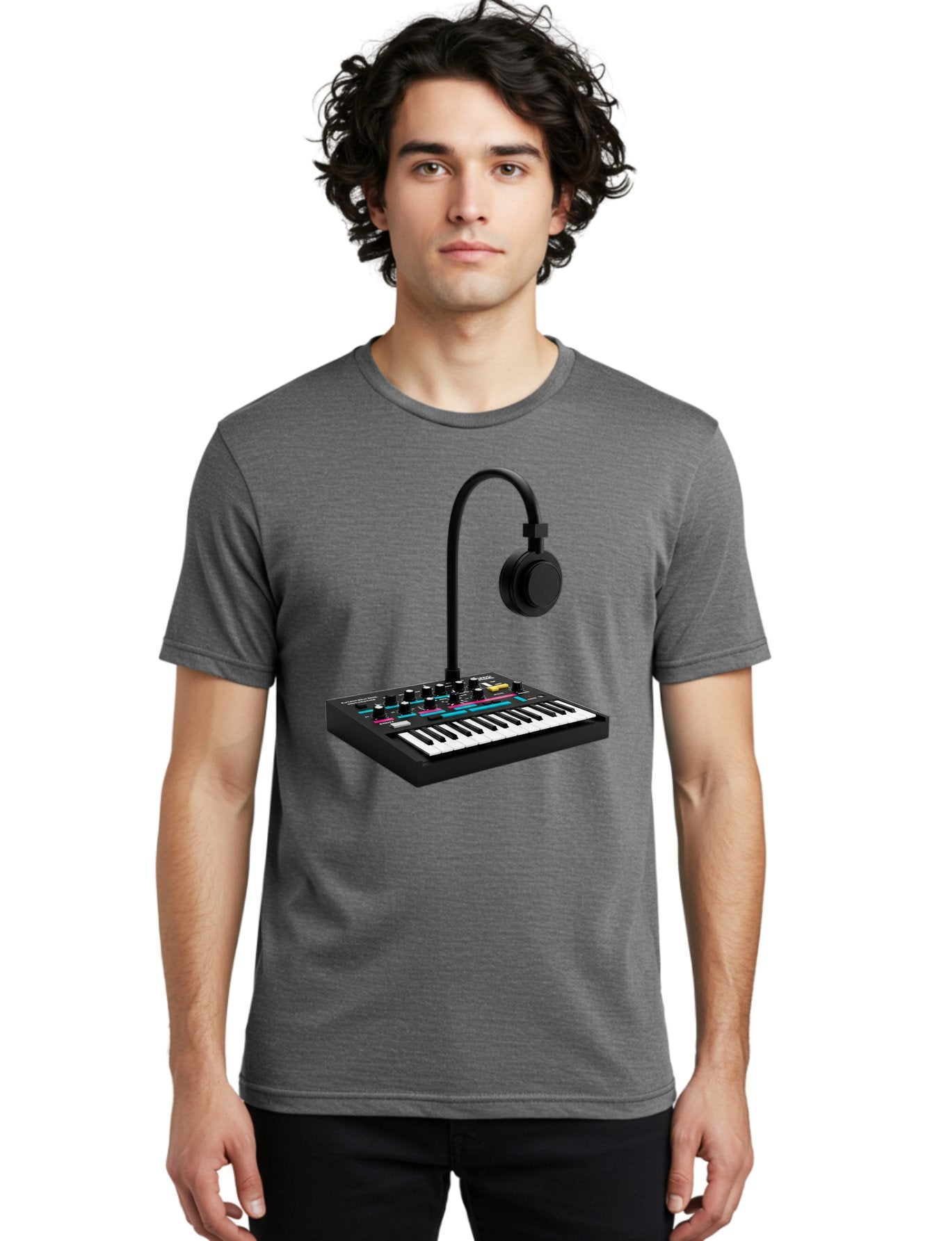 Arturia-Minilab-Mkii Men'S Graphic Tee, 100% Cotton, Comfortable Casual Summer Wear, Machine Washable, Korg Minilogue Synthesizer, Electronic Music Production, Sound Design, Music Creation, Audio Equipment, Midi Controller, Music Gear, Baa140 17