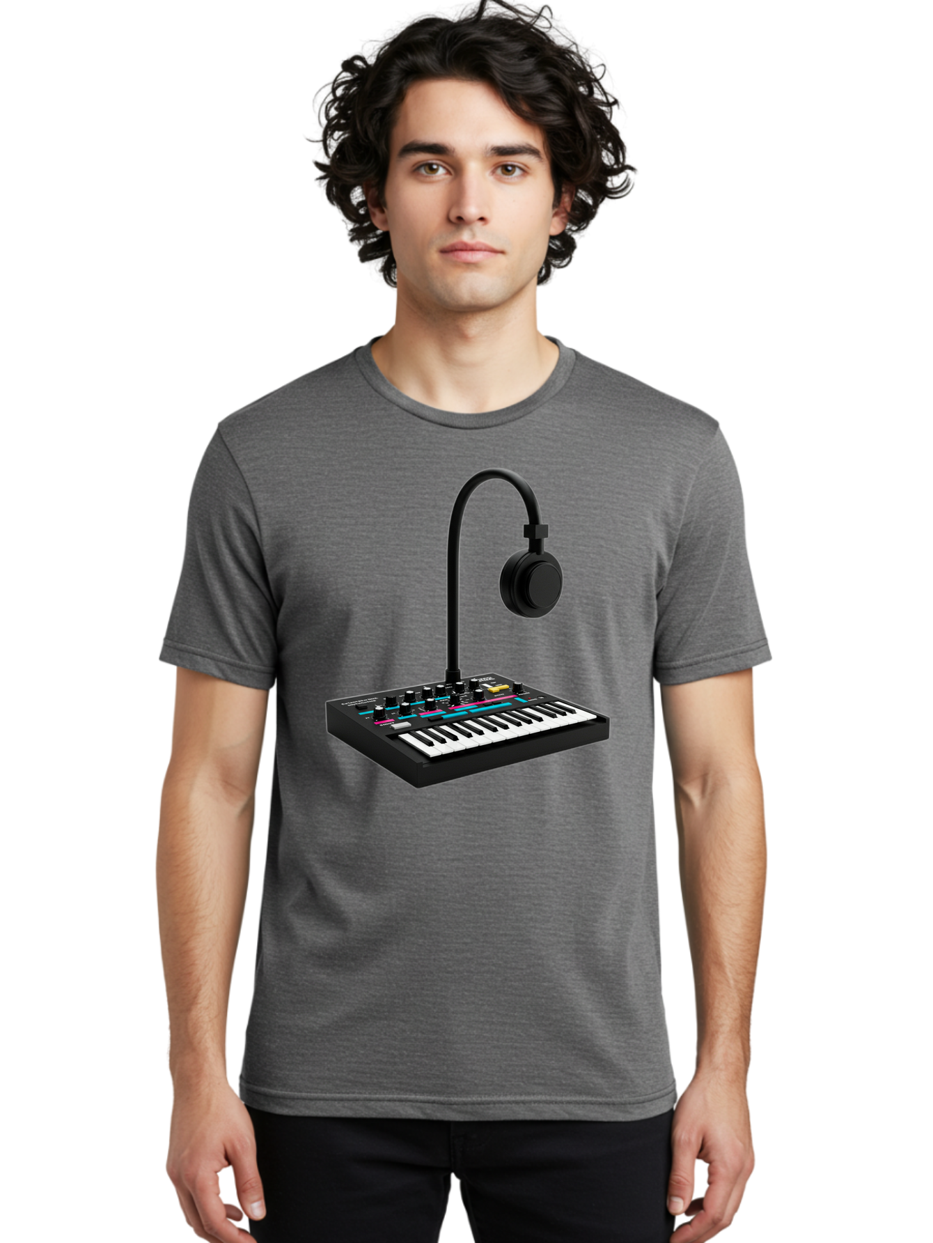 Arturia-Minilab-Mkii Men'S Graphic Tee, 100% Cotton, Comfortable Casual Summer Wear, Machine Washable, Korg Minilogue Synthesizer, Electronic Music Production, Sound Design, Music Creation, Audio Equipment, Midi Controller, Music Gear, Baa140 28