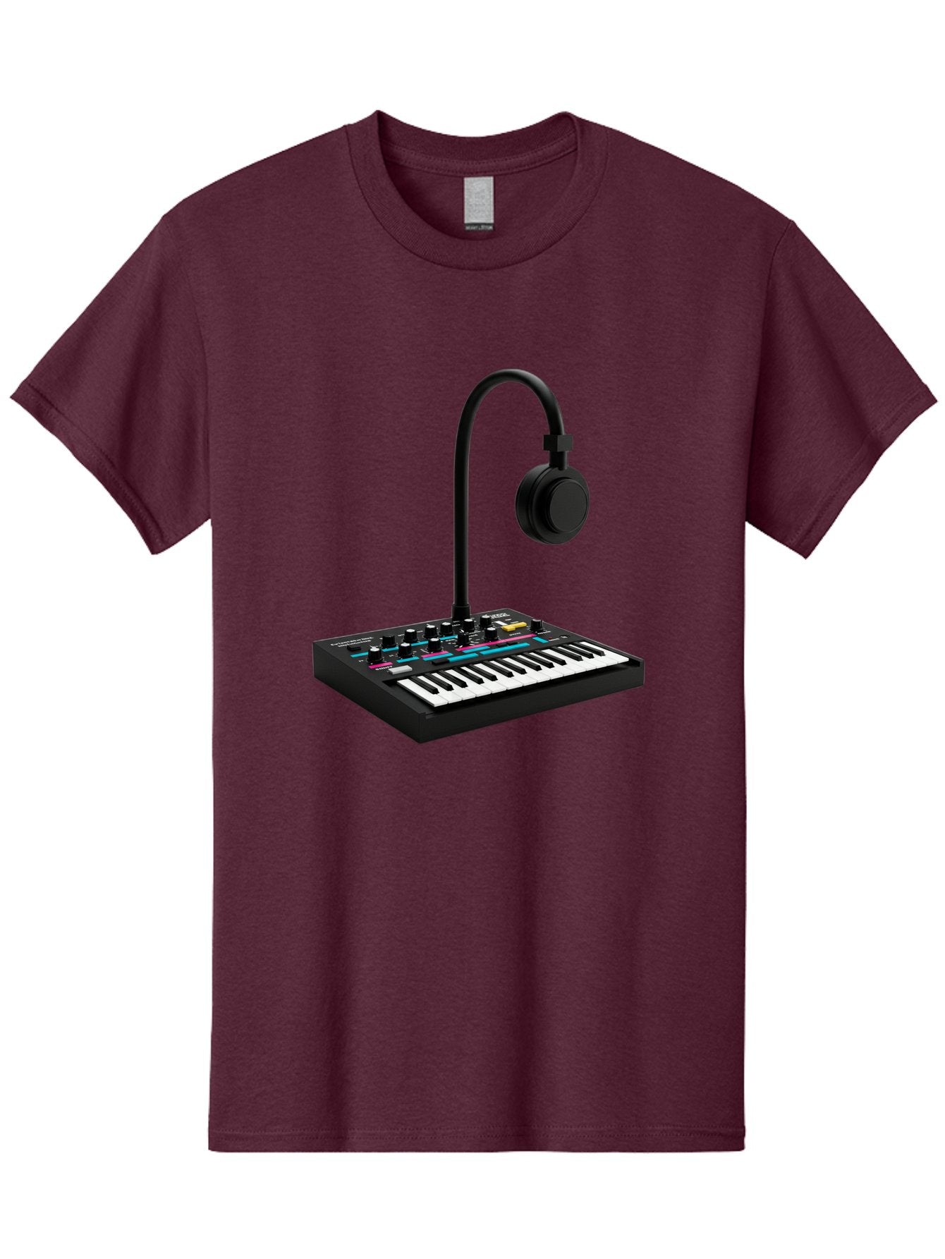Arturia-Minilab-Mkii Men'S Graphic Tee, 100% Cotton, Comfortable Casual Summer Wear, Machine Washable, Korg Minilogue Synthesizer, Electronic Music Production, Sound Design, Music Creation, Audio Equipment, Midi Controller, Music Gear, Baa140