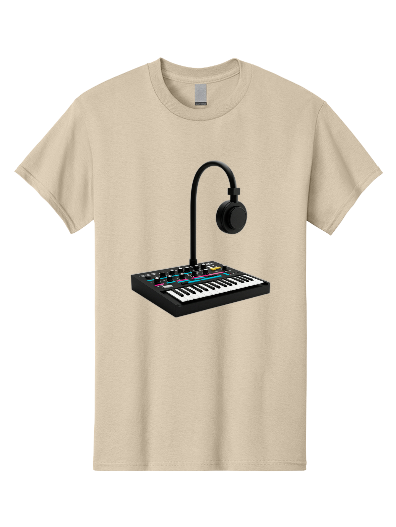 Arturia-Minilab-Mkii Men'S Graphic Tee, 100% Cotton, Comfortable Casual Summer Wear, Machine Washable, Korg Minilogue Synthesizer, Electronic Music Production, Sound Design, Music Creation, Audio Equipment, Midi Controller, Music Gear, Baa140 25