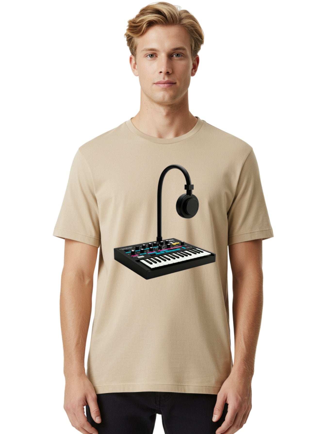 Arturia-Minilab-Mkii Men'S Graphic Tee, 100% Cotton, Comfortable Casual Summer Wear, Machine Washable, Korg Minilogue Synthesizer, Electronic Music Production, Sound Design, Music Creation, Audio Equipment, Midi Controller, Music Gear, Baa140 16