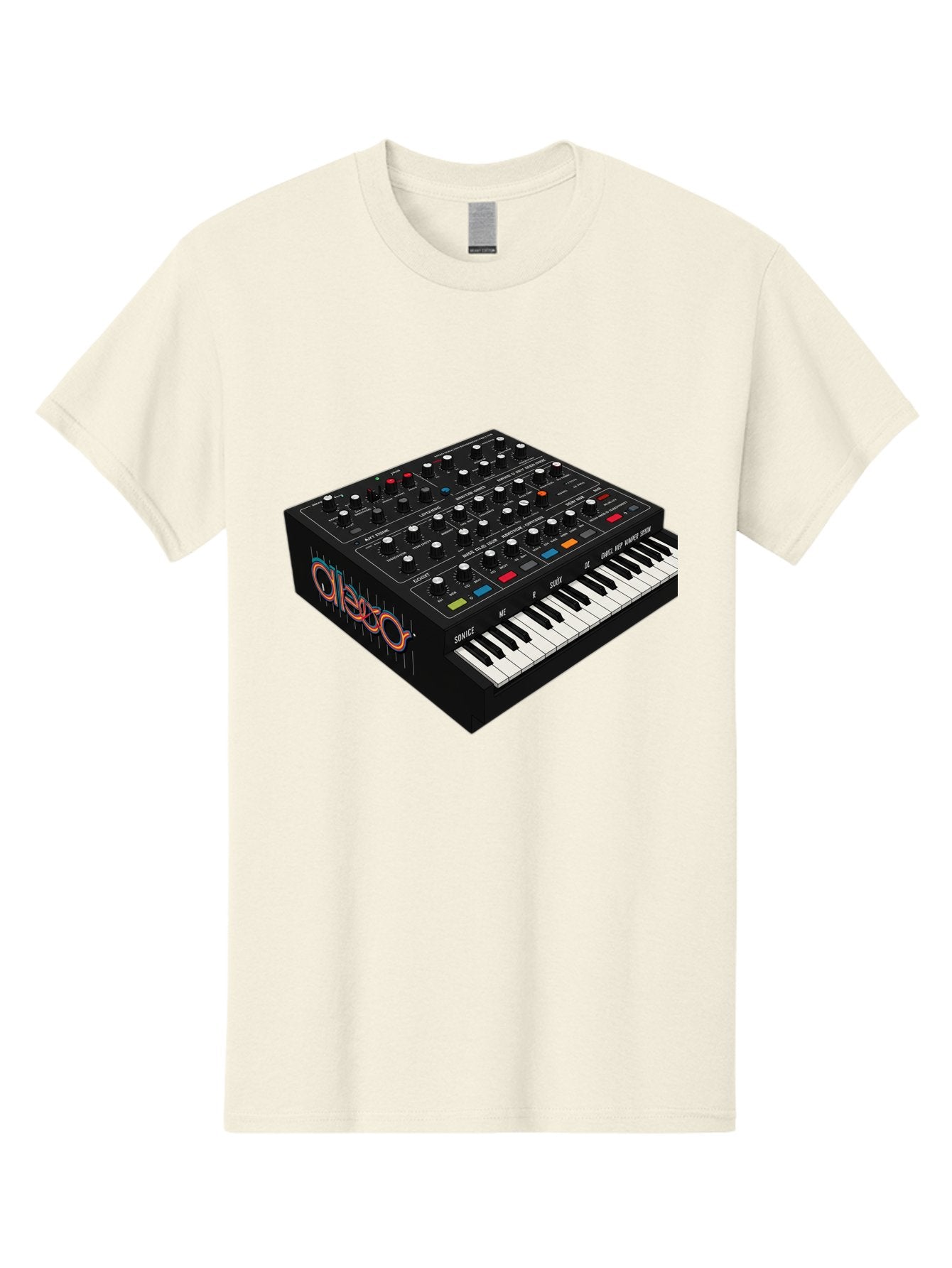 Arturia-Minilab Men'S Graphic Tee, 100% Cotton, Comfortable Casual Summer Wear, Machine Washable, Electronic Keyboard, Synthesizer, Music Production, Sound Design, Midi Controller, Music Technology, Audio Equipment, Musical Instrument, Baa141