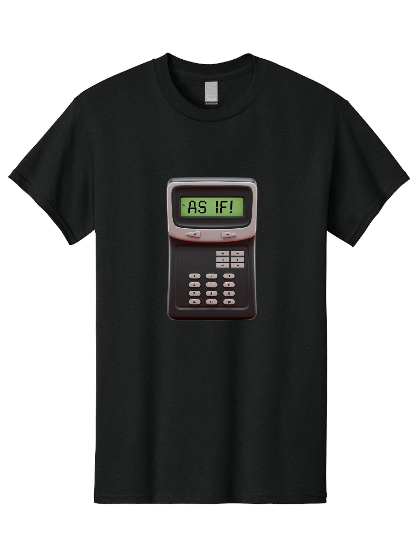 As-If-Calculator Men'S Graphic Tee, 100% Cotton, Comfortable Casual Summer Wear, Machine Washable, Vintage Calculator, Retro Tech, As If! Message, Funny Quote, Nostalgic Design, Old School Electronics, Humor, Sass, Meme Inspiration Baa142 21