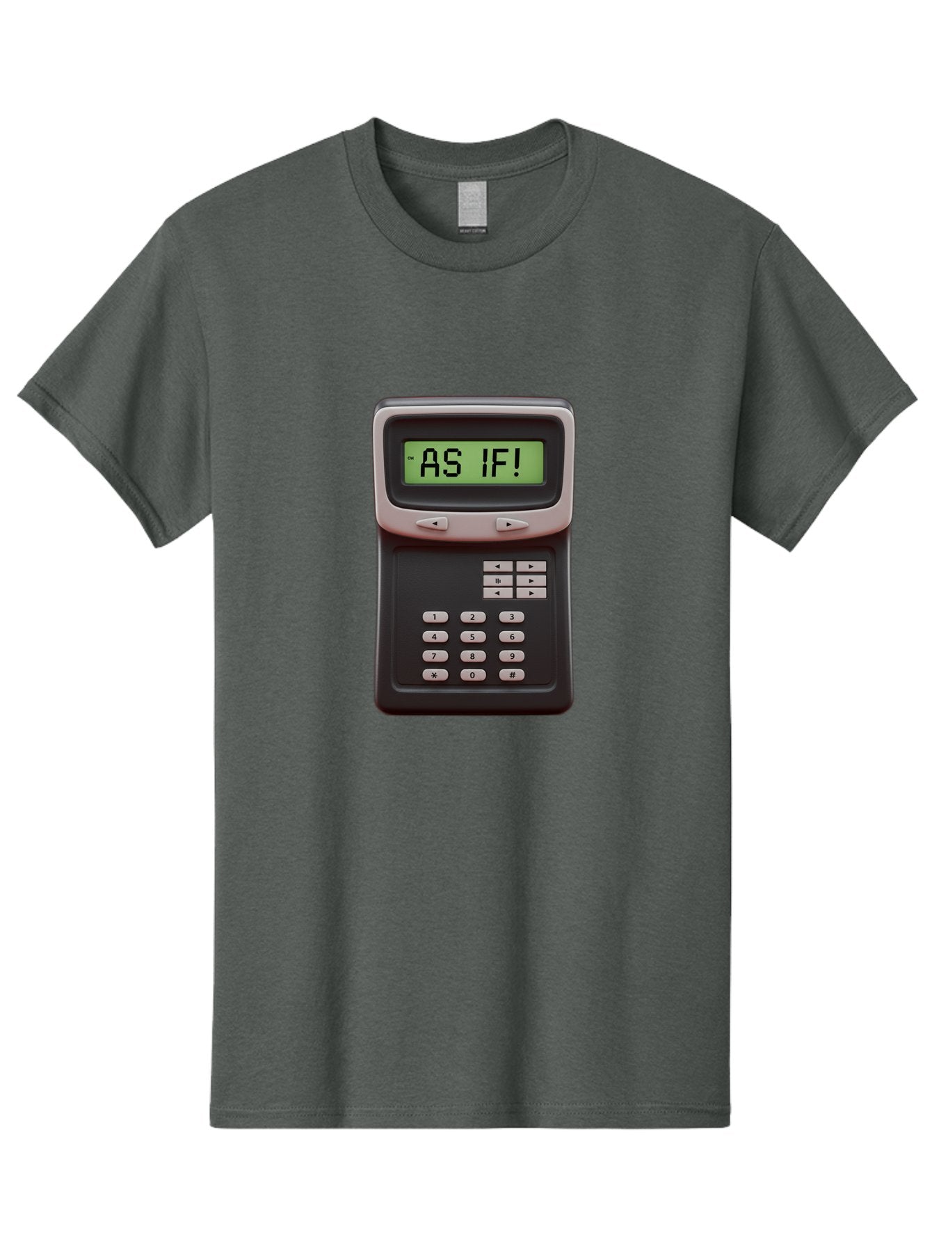 As-If-Calculator Men'S Graphic Tee, 100% Cotton, Comfortable Casual Summer Wear, Machine Washable, Vintage Calculator, Retro Tech, As If! Message, Funny Quote, Nostalgic Design, Old School Electronics, Humor, Sass, Meme Inspiration Baa142 15