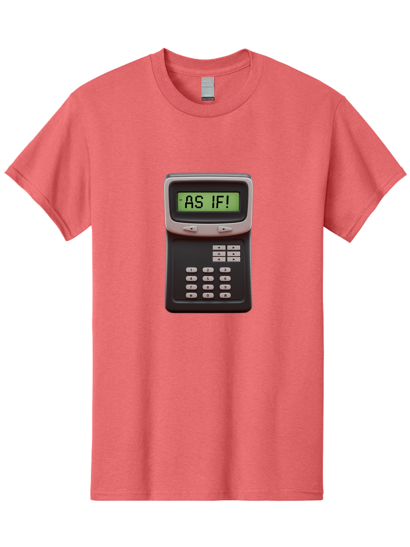 As-If-Calculator Men'S Graphic Tee, 100% Cotton, Comfortable Casual Summer Wear, Machine Washable, Vintage Calculator, Retro Tech, As If! Message, Funny Quote, Nostalgic Design, Old School Electronics, Humor, Sass, Meme Inspiration Baa142 7