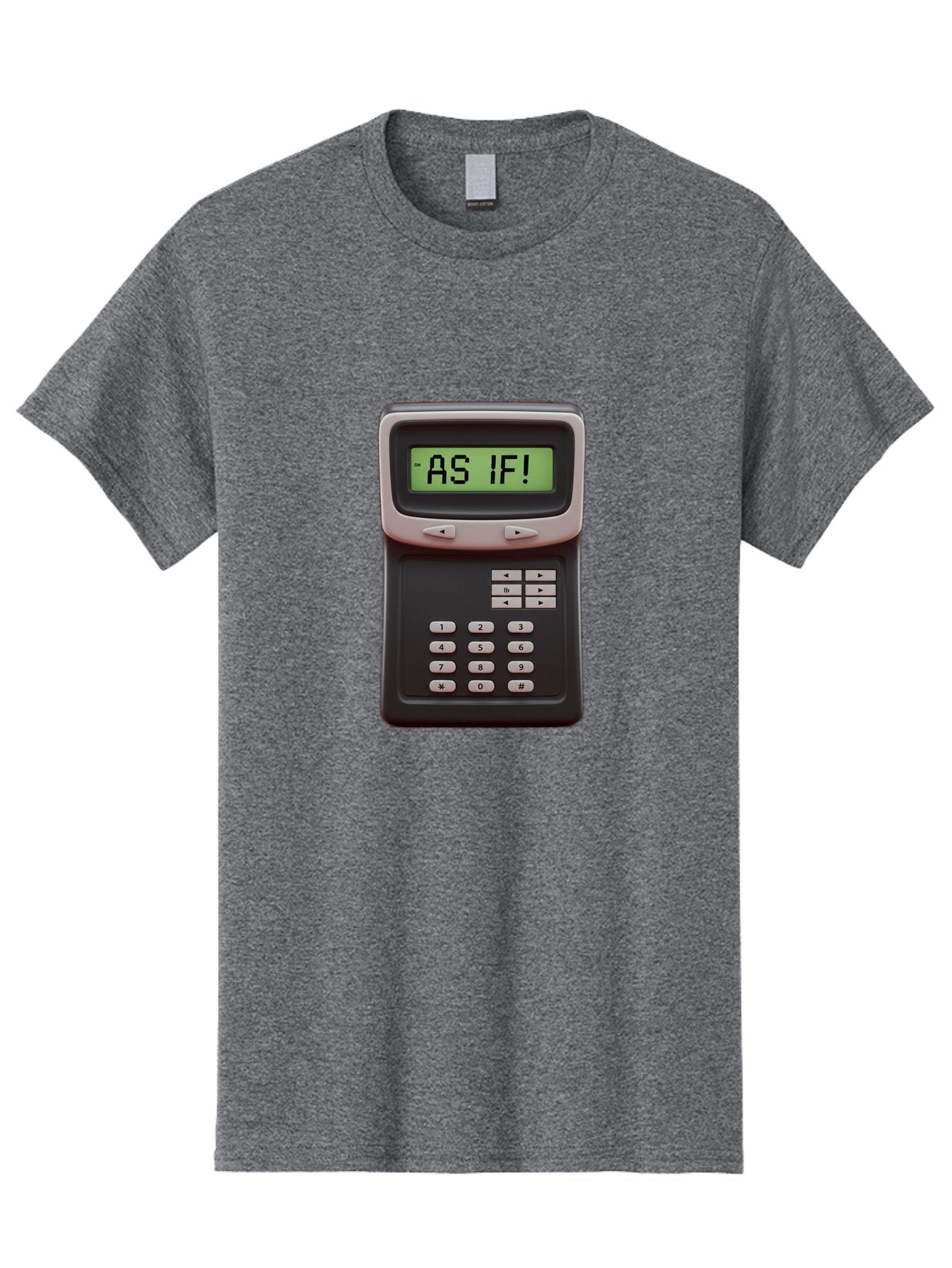 As-If-Calculator Men'S Graphic Tee, 100% Cotton, Comfortable Casual Summer Wear, Machine Washable, Vintage Calculator, Retro Tech, As If! Message, Funny Quote, Nostalgic Design, Old School Electronics, Humor, Sass, Meme Inspiration Baa142 9