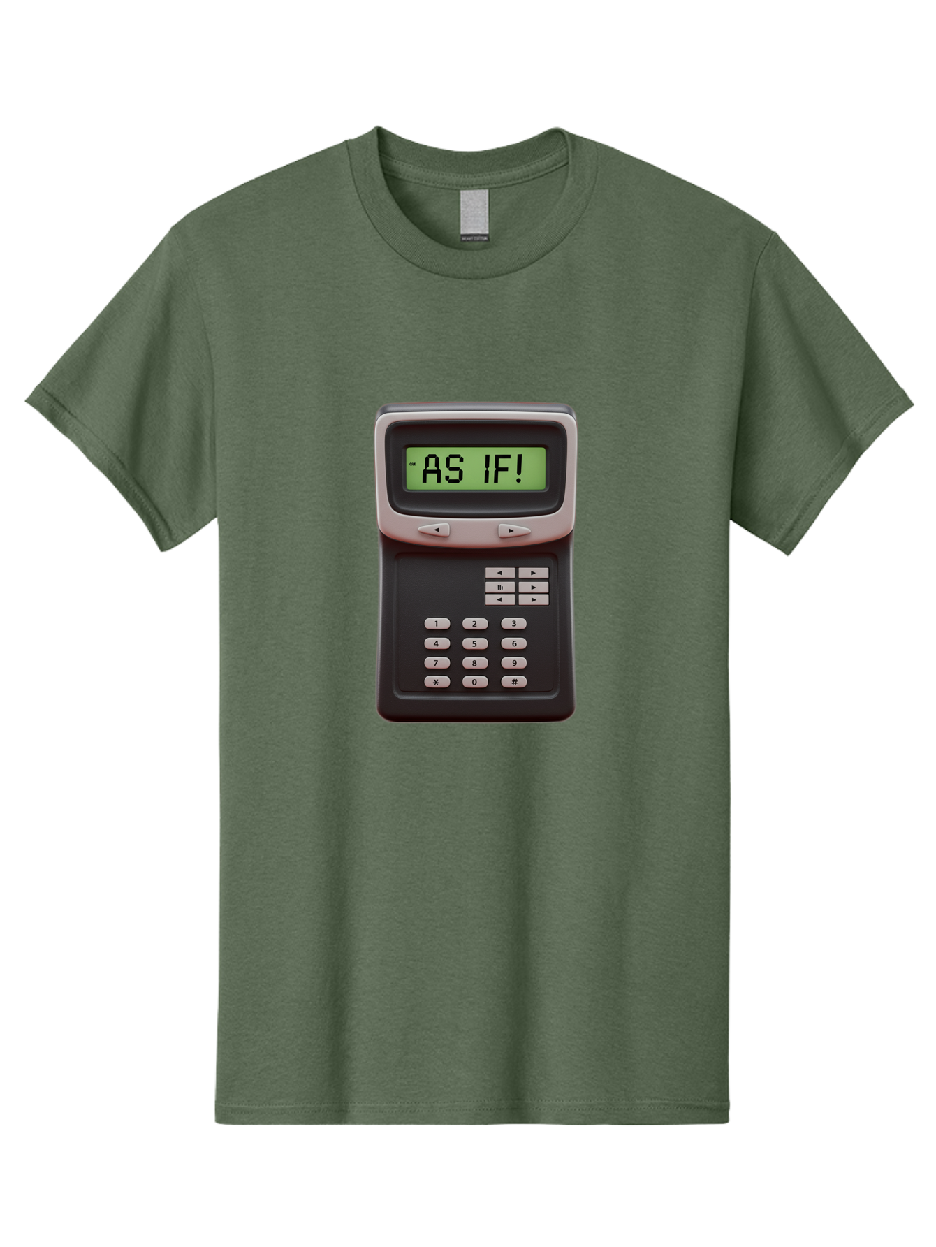 As-If-Calculator Men'S Graphic Tee, 100% Cotton, Comfortable Casual Summer Wear, Machine Washable, Vintage Calculator, Retro Tech, As If! Message, Funny Quote, Nostalgic Design, Old School Electronics, Humor, Sass, Meme Inspiration Baa142 19