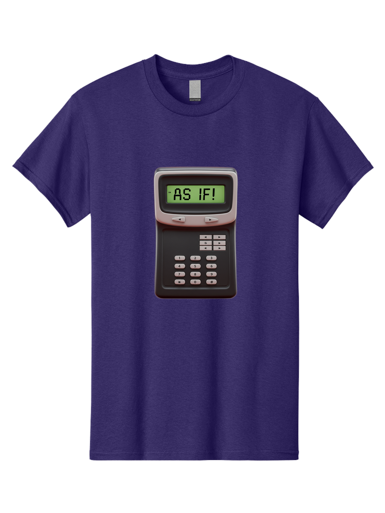 As-If-Calculator Men'S Graphic Tee, 100% Cotton, Comfortable Casual Summer Wear, Machine Washable, Vintage Calculator, Retro Tech, As If! Message, Funny Quote, Nostalgic Design, Old School Electronics, Humor, Sass, Meme Inspiration Baa142 11