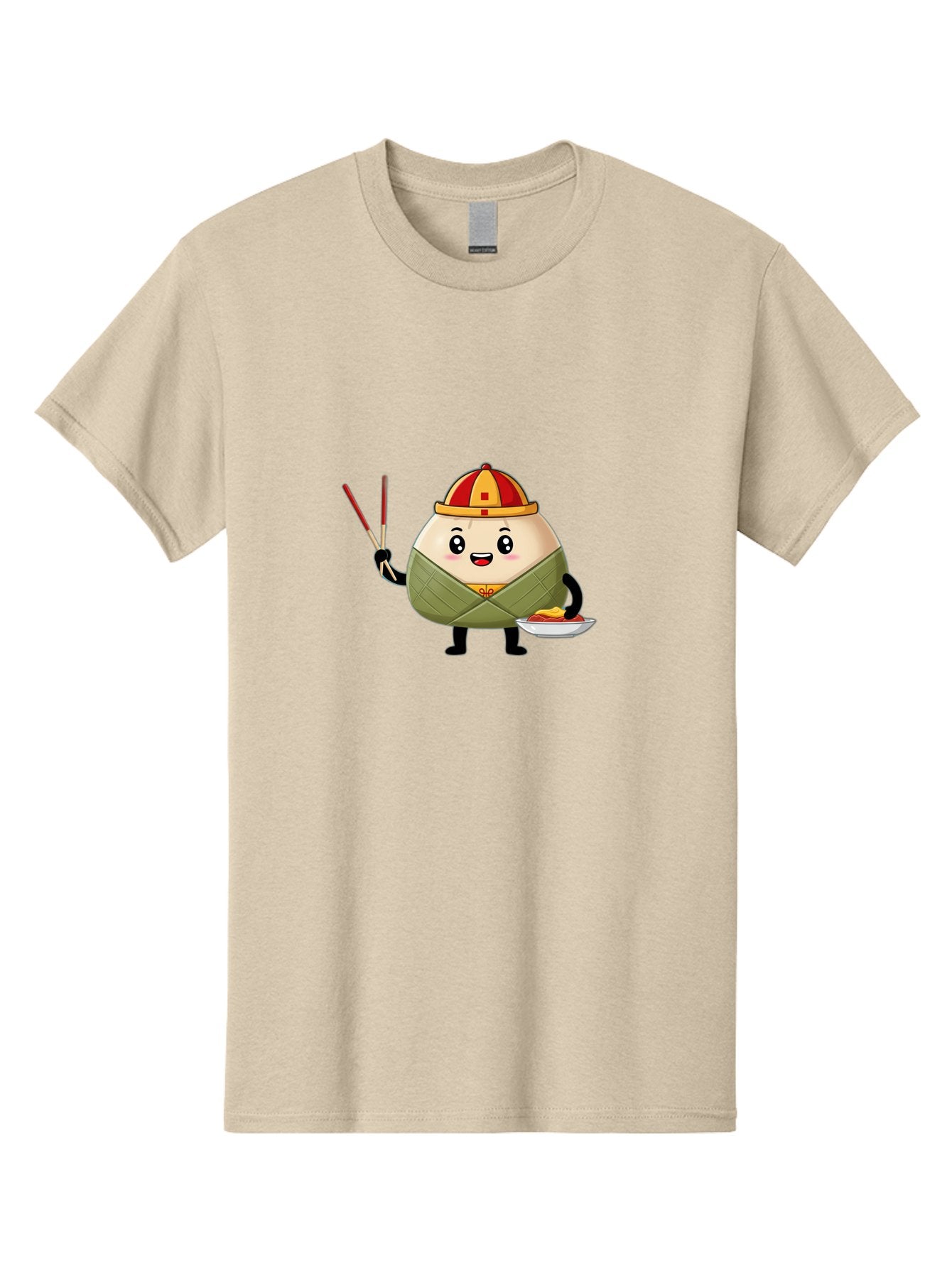 Banh-Chung Men'S Graphic Tee, 100% Cotton, Comfortable Casual Summer Wear, Machine Washable, Vietnamese Traditional Food, Bánh Ch?ng, Rice Cake, Festive Dish, Cultural Heritage, Tet Celebration, Asian Cuisine, Traditional Recipe Baa151 4