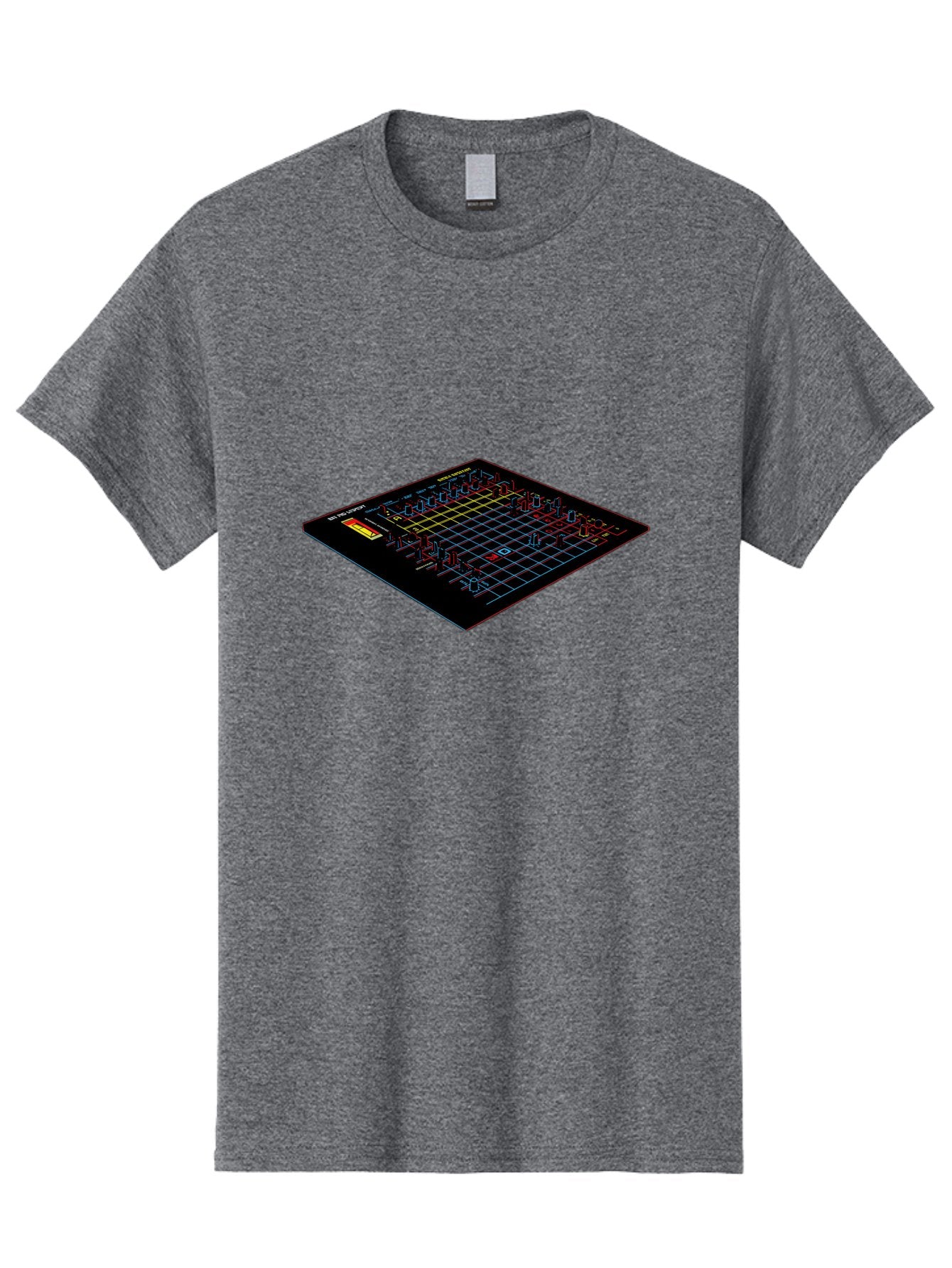 Battleship-Game-Board Men'S Graphic Tee, 100% Cotton, Comfortable Casual Summer Wear, Machine Washable, Battleship Game, Naval Combat, Strategy Game, Grid Layout, Battleship Theme, Game Board, Strategy Board Game, Naval Warfare, Classic Game, Baa155 5