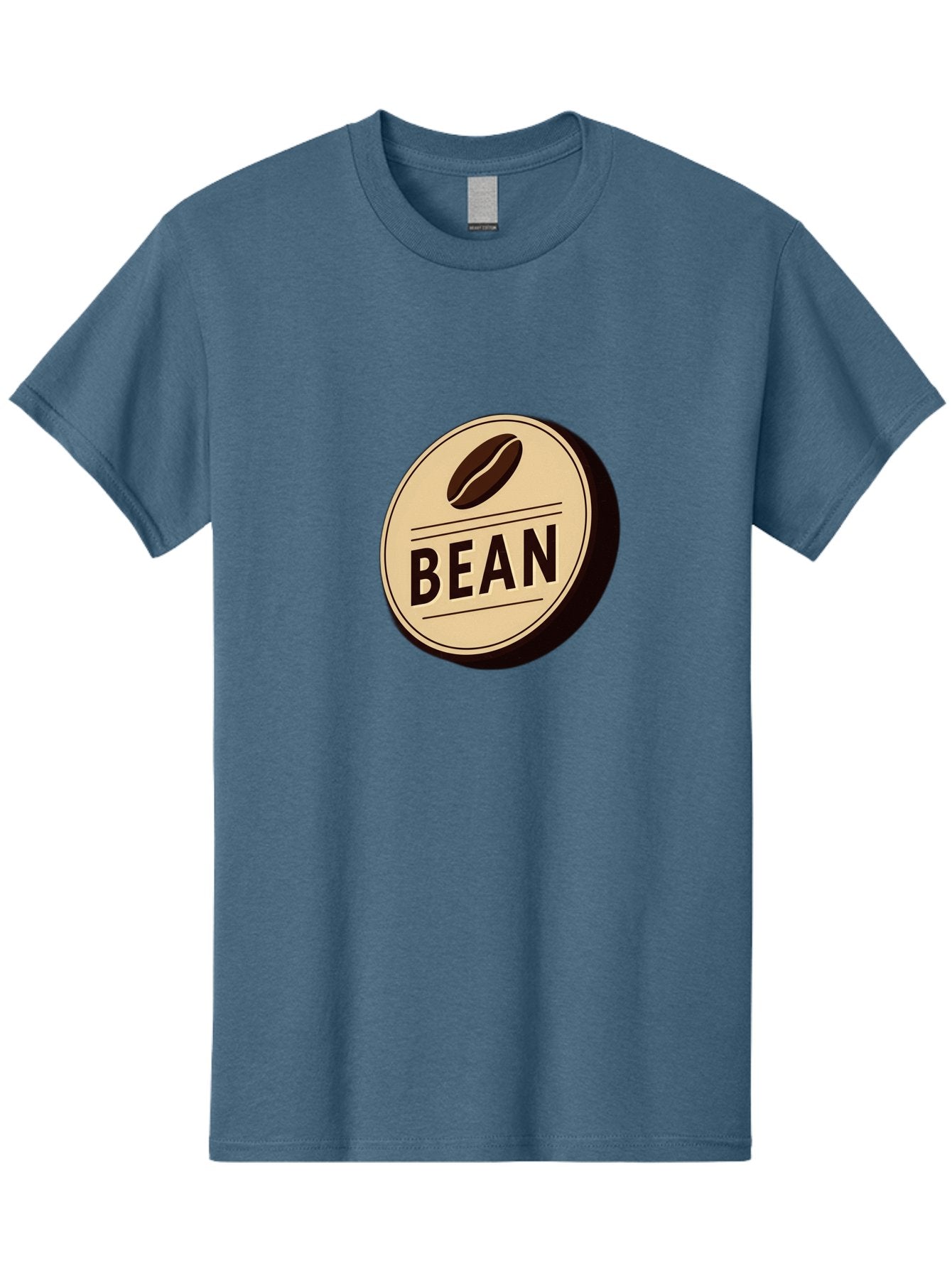Bean Men'S Graphic Tee, 100% Cotton, Comfortable Casual Summer Wear, Machine Washable, Coffee Bean Label, Coffee Branding, Coffee Logo, Coffee Design, Minimalist Style, Simple Typography, Coffee Theme, Coffee Culture Baa156 11