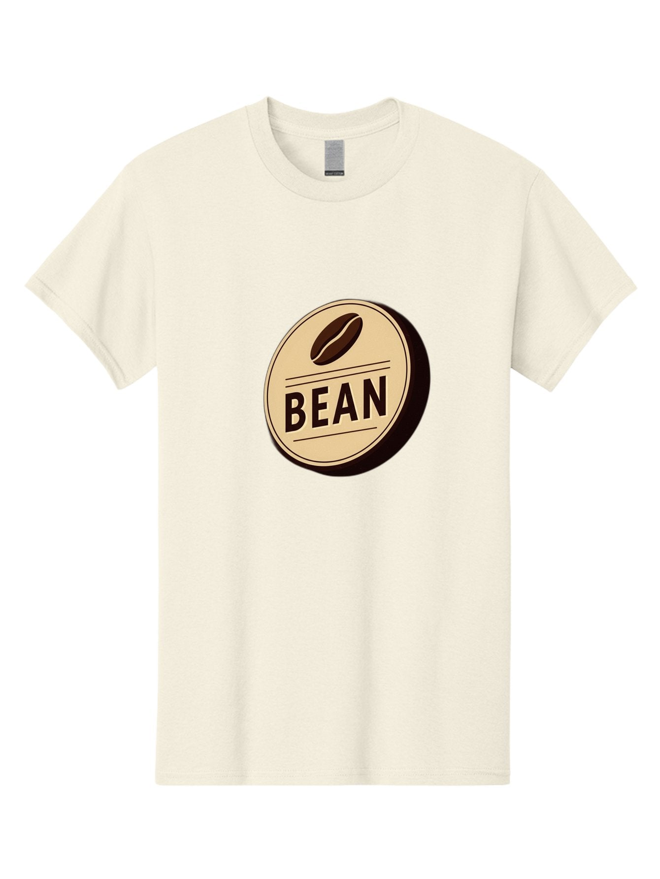 Bean Men'S Graphic Tee, 100% Cotton, Comfortable Casual Summer Wear, Machine Washable, Coffee Bean Label, Coffee Branding, Coffee Logo, Coffee Design, Minimalist Style, Simple Typography, Coffee Theme, Coffee Culture Baa156 6