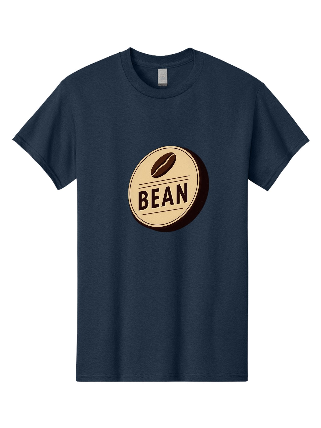 Bean Men'S Graphic Tee, 100% Cotton, Comfortable Casual Summer Wear, Machine Washable, Coffee Bean Label, Coffee Branding, Coffee Logo, Coffee Design, Minimalist Style, Simple Typography, Coffee Theme, Coffee Culture Baa156 14