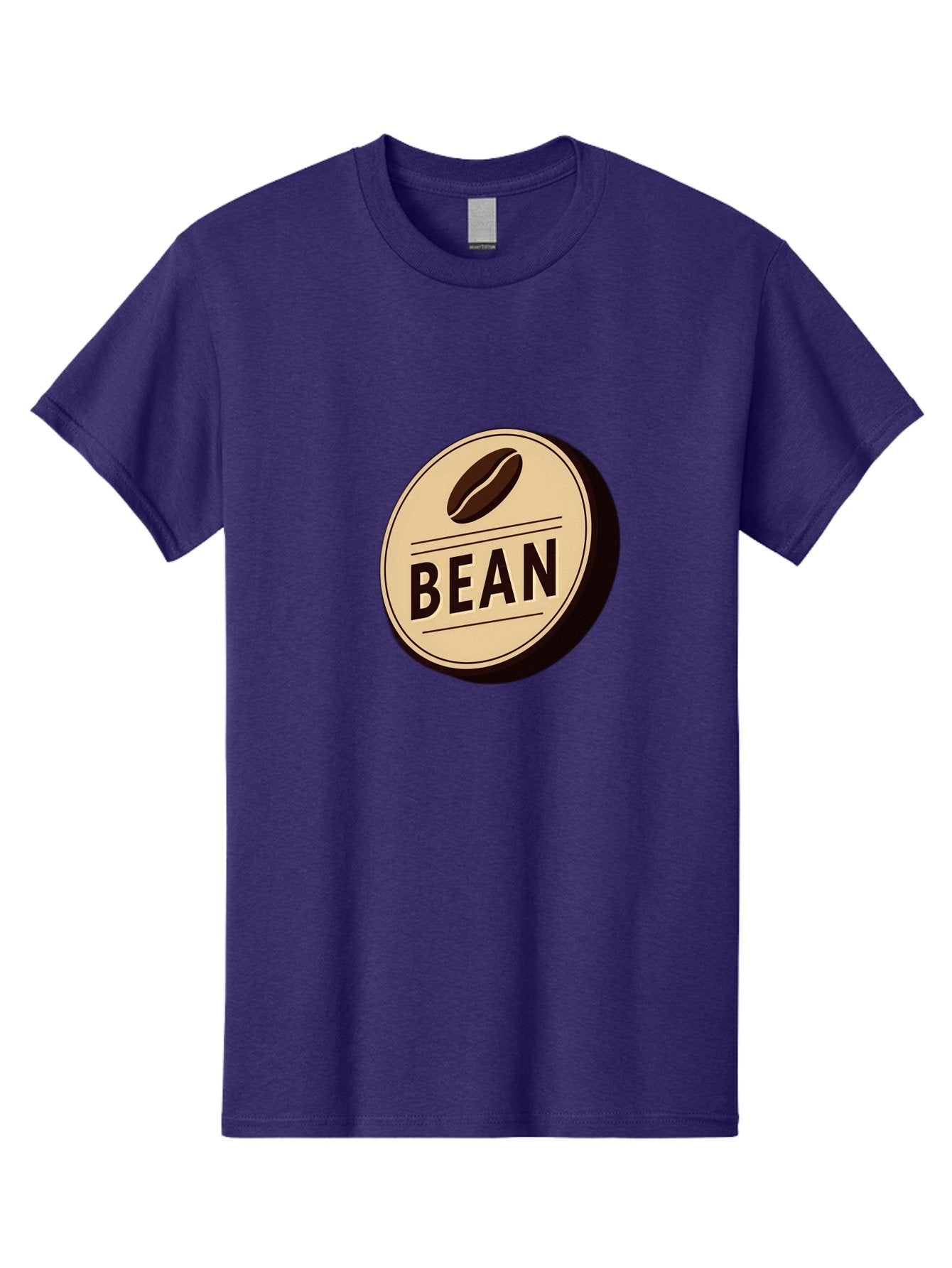 Bean Men'S Graphic Tee, 100% Cotton, Comfortable Casual Summer Wear, Machine Washable, Coffee Bean Label, Coffee Branding, Coffee Logo, Coffee Design, Minimalist Style, Simple Typography, Coffee Theme, Coffee Culture Baa156 12