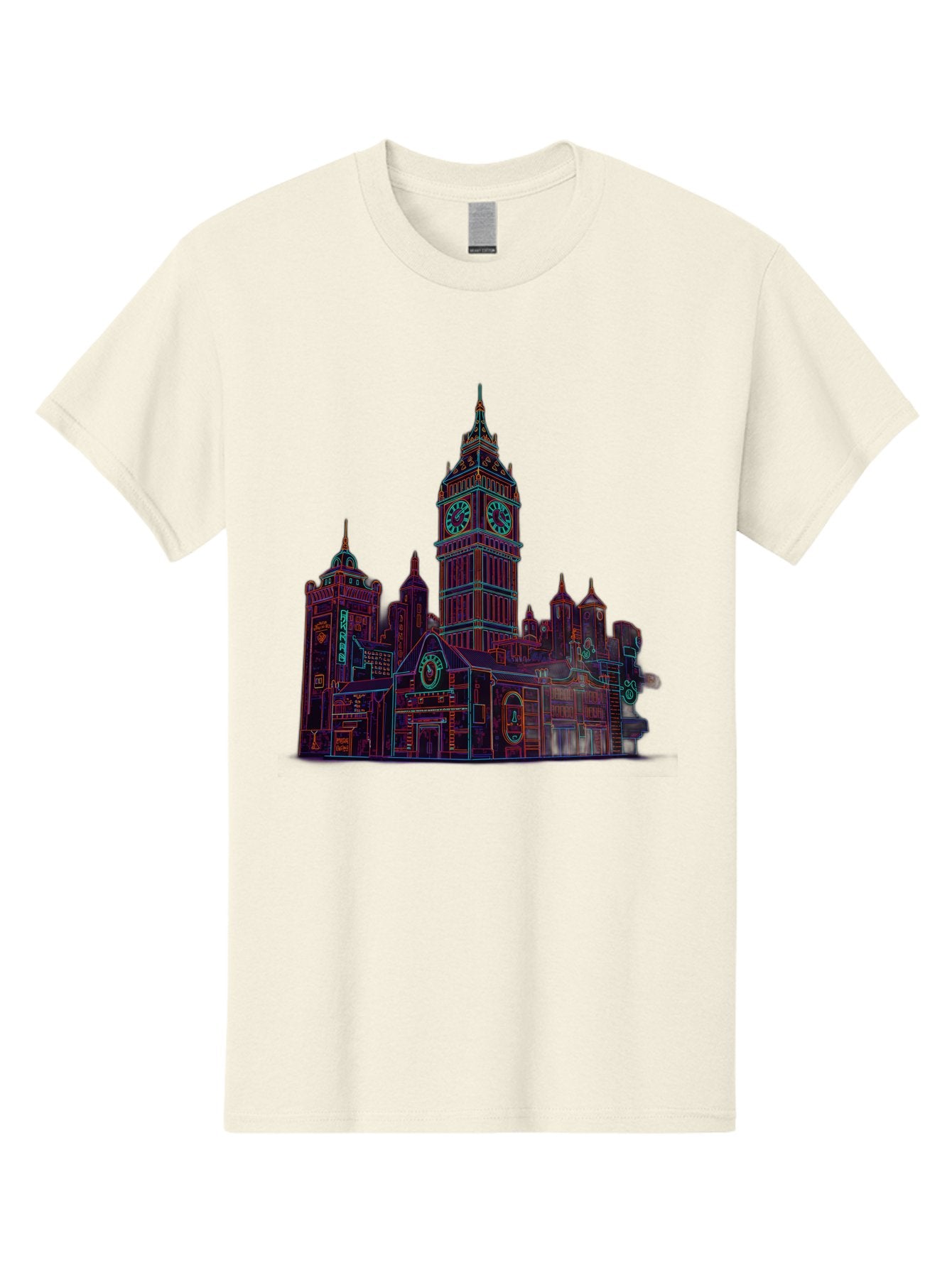 Big-Ben Men'S Graphic Tee, 100% Cotton, Comfortable Casual Summer Wear, Machine Washable, Big Ben, London Landmark, Clock Tower, Iconic Architecture, Gothic Style, Historic Building, Tourist Attraction, Cityscape, Urban Scene, Famous Monument, Baa160 12