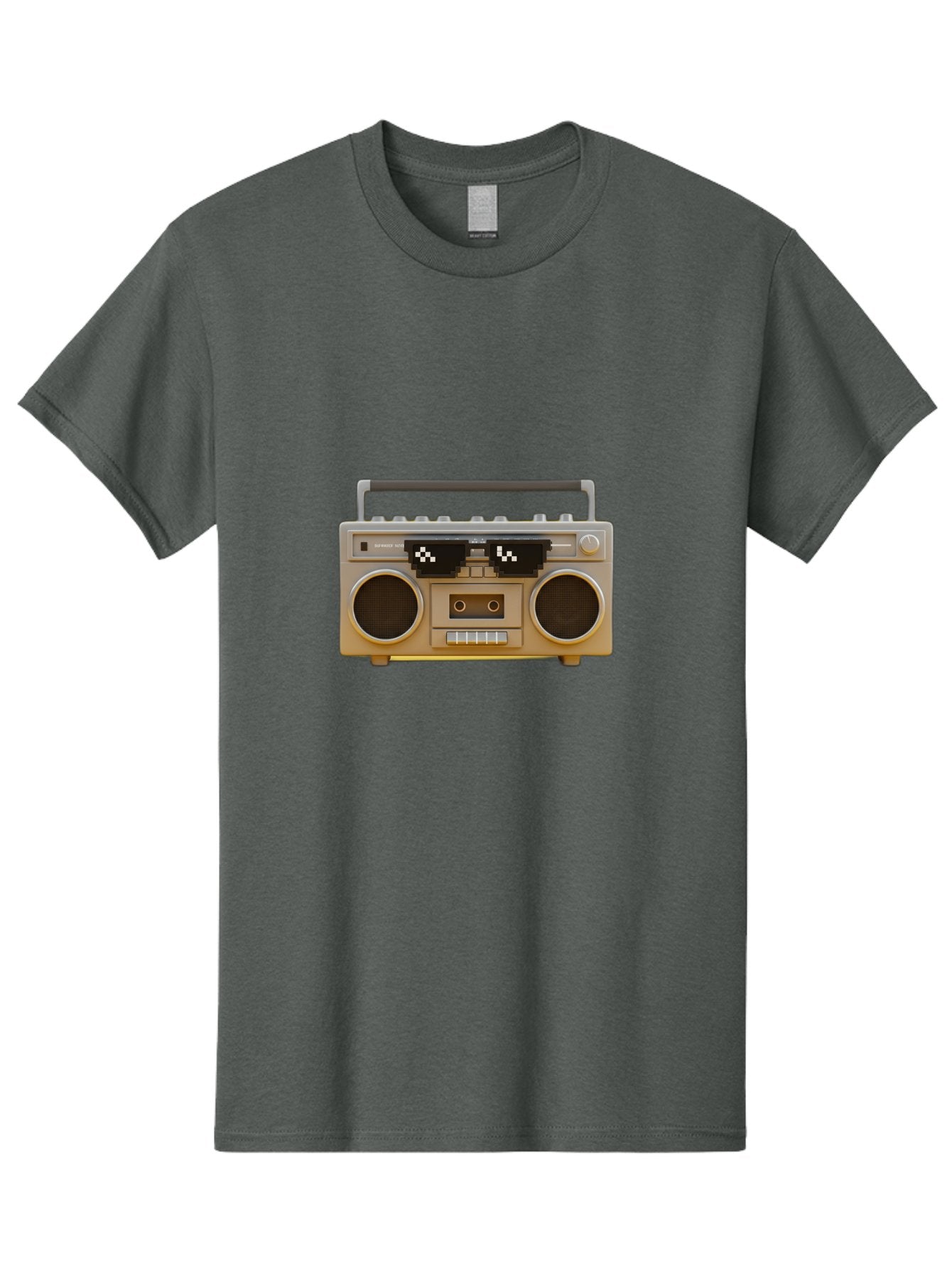 Boombox-2 Men'S Graphic Tee, 100% Cotton, Comfortable Casual Summer Wear, Machine Washable, Retro Boombox, Cassette Player, 80S Music, Vintage Electronics, Portable Music Player, Nostalgic Tech, Pixel Art, Cassette Tape Baa183 11