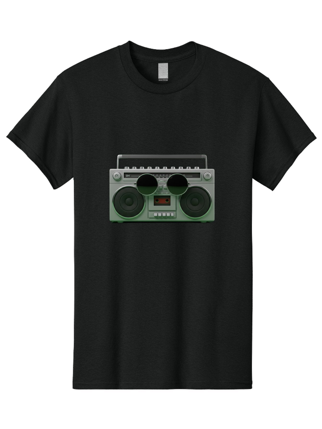 Boombox-3 Men'S Graphic Tee, 100% Cotton, Comfortable Casual Summer Wear, Machine Washable, Retro Boombox, Vintage Audio Equipment, Cassette Player, Portable Music, Nostalgic Technology, Retro Music Player, 80S Music Gear, Baa184 4