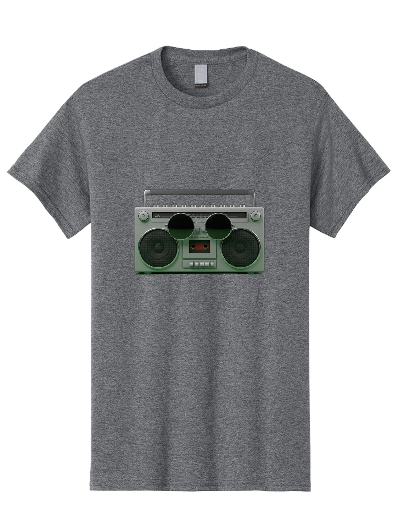 Boombox-3 Men'S Graphic Tee, 100% Cotton, Comfortable Casual Summer Wear, Machine Washable, Retro Boombox, Vintage Audio Equipment, Cassette Player, Portable Music, Nostalgic Technology, Retro Music Player, 80S Music Gear, Baa184 9