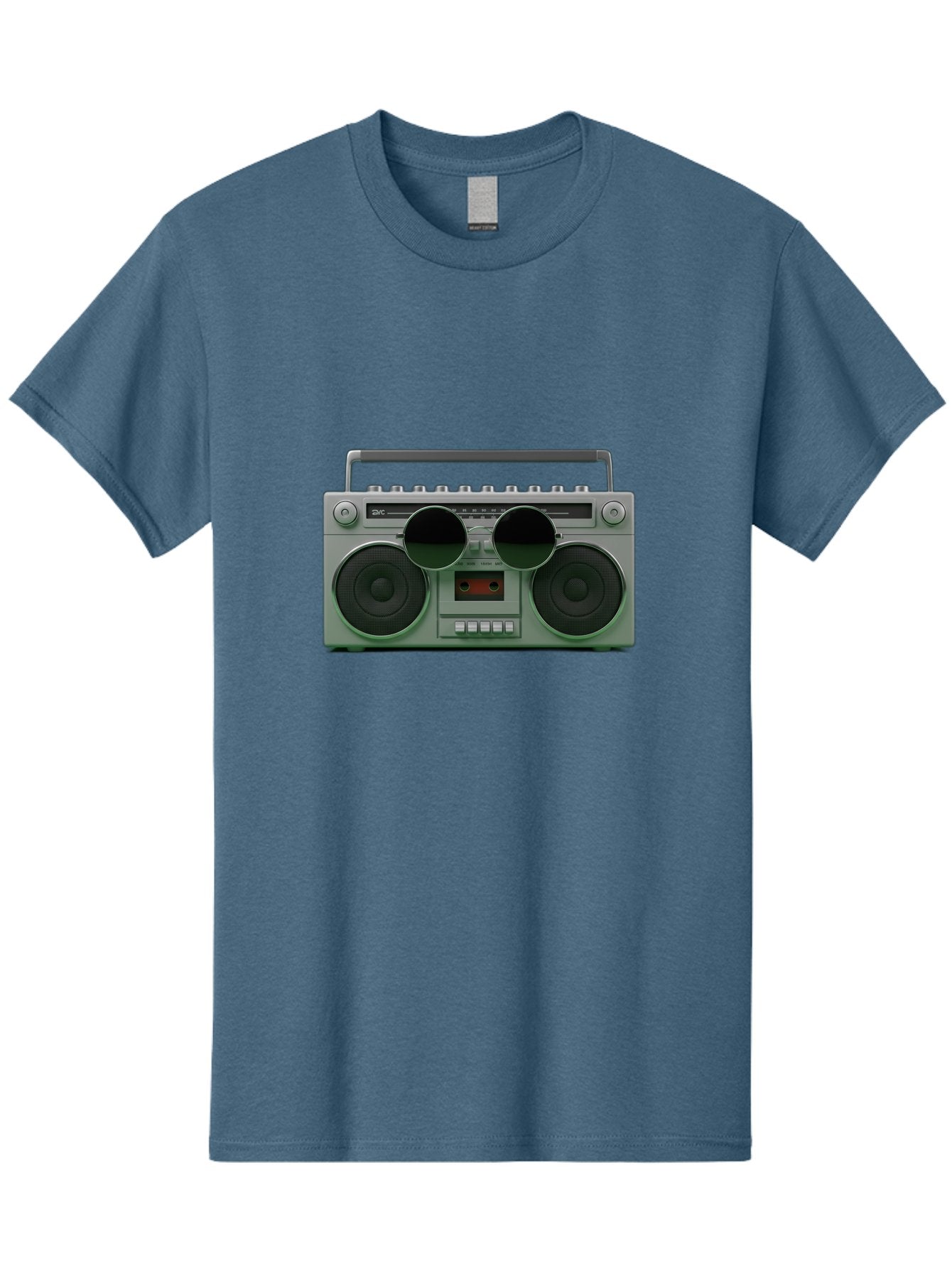 Boombox-3 Men'S Graphic Tee, 100% Cotton, Comfortable Casual Summer Wear, Machine Washable, Retro Boombox, Vintage Audio Equipment, Cassette Player, Portable Music, Nostalgic Technology, Retro Music Player, 80S Music Gear, Baa184 6