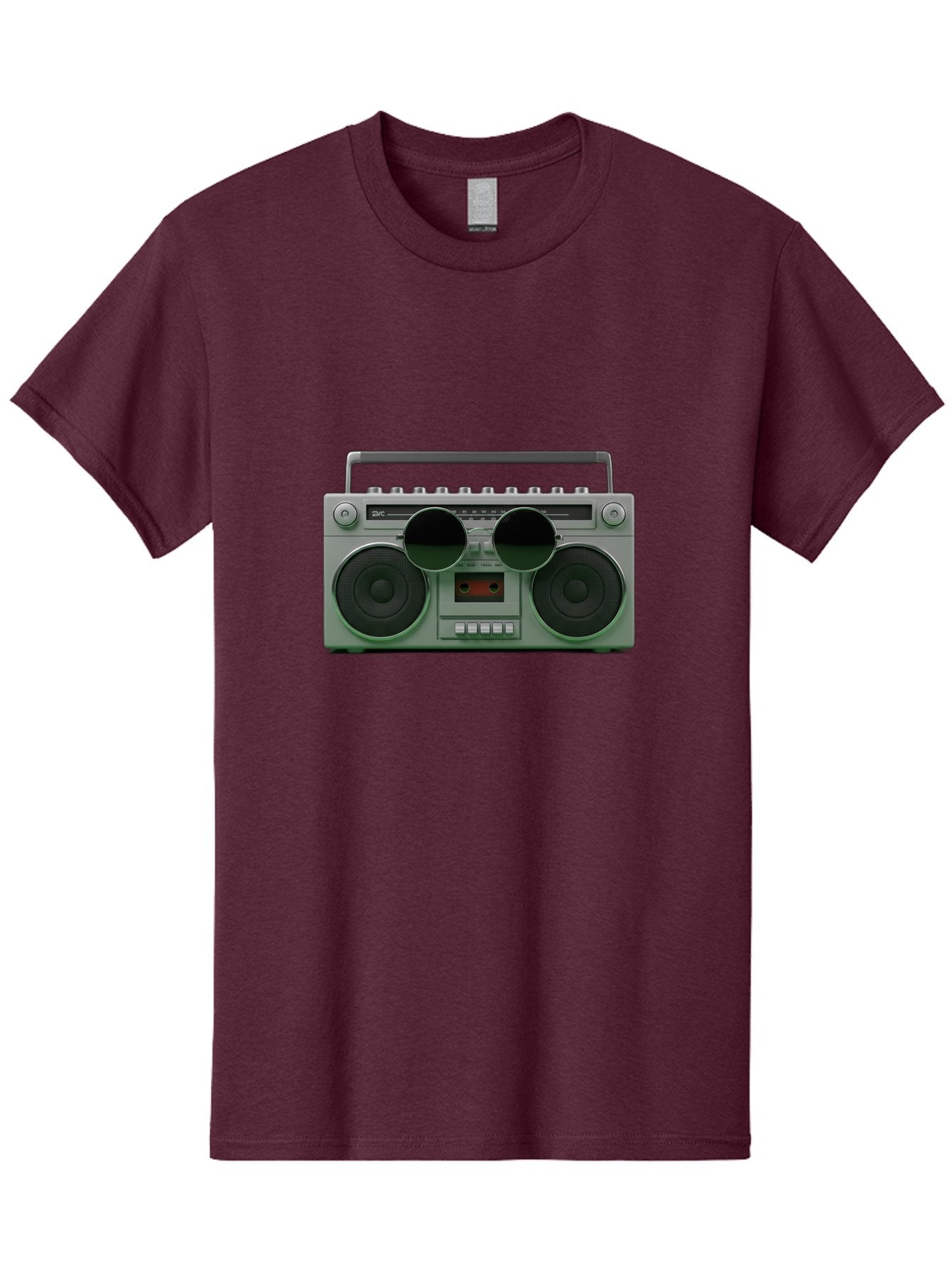 Boombox-3 Men'S Graphic Tee, 100% Cotton, Comfortable Casual Summer Wear, Machine Washable, Retro Boombox, Vintage Audio Equipment, Cassette Player, Portable Music, Nostalgic Technology, Retro Music Player, 80S Music Gear, Baa184 11