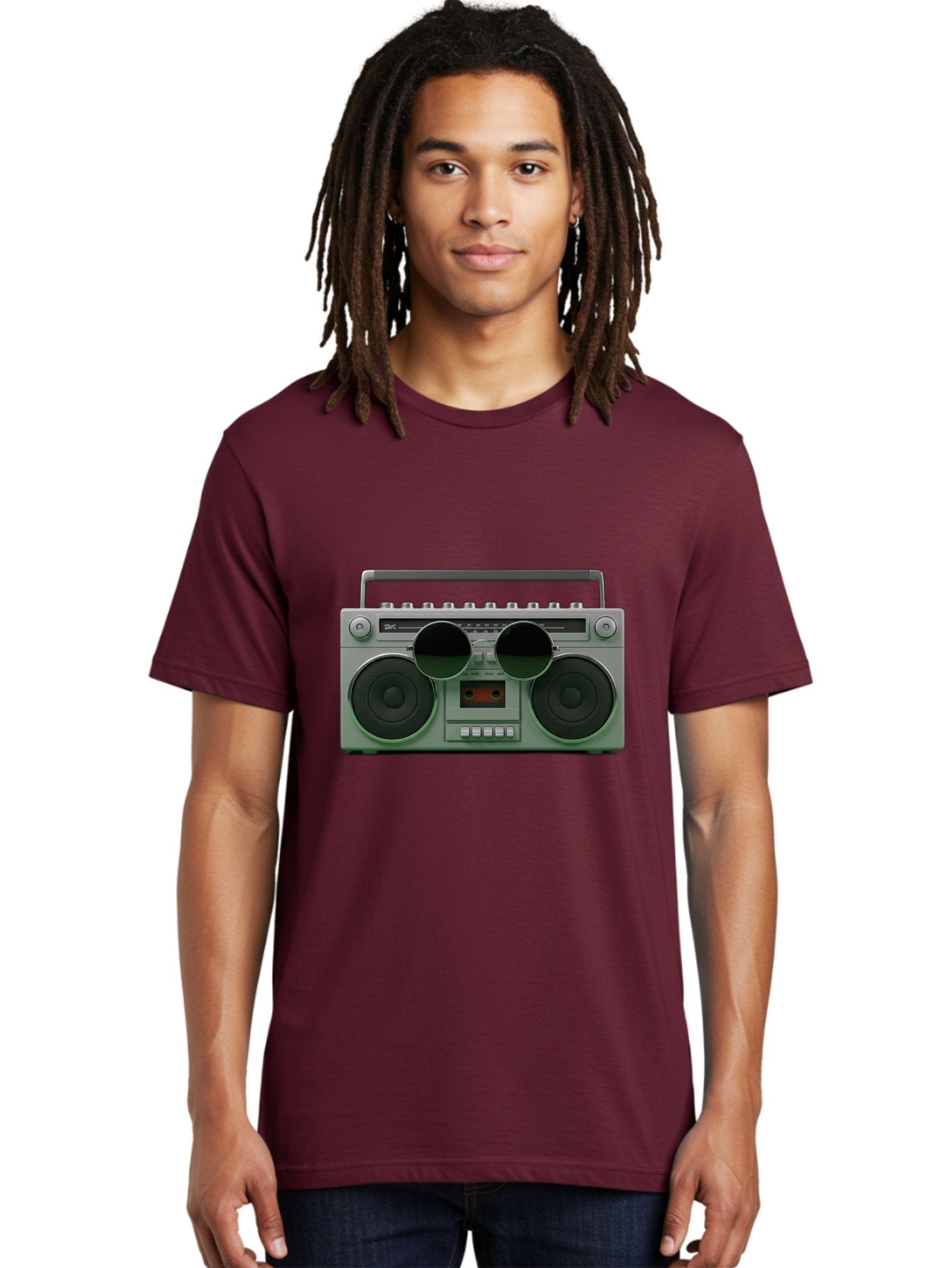 Boombox-3 Men'S Graphic Tee, 100% Cotton, Comfortable Casual Summer Wear, Machine Washable, Retro Boombox, Vintage Audio Equipment, Cassette Player, Portable Music, Nostalgic Technology, Retro Music Player, 80S Music Gear, Baa184 27