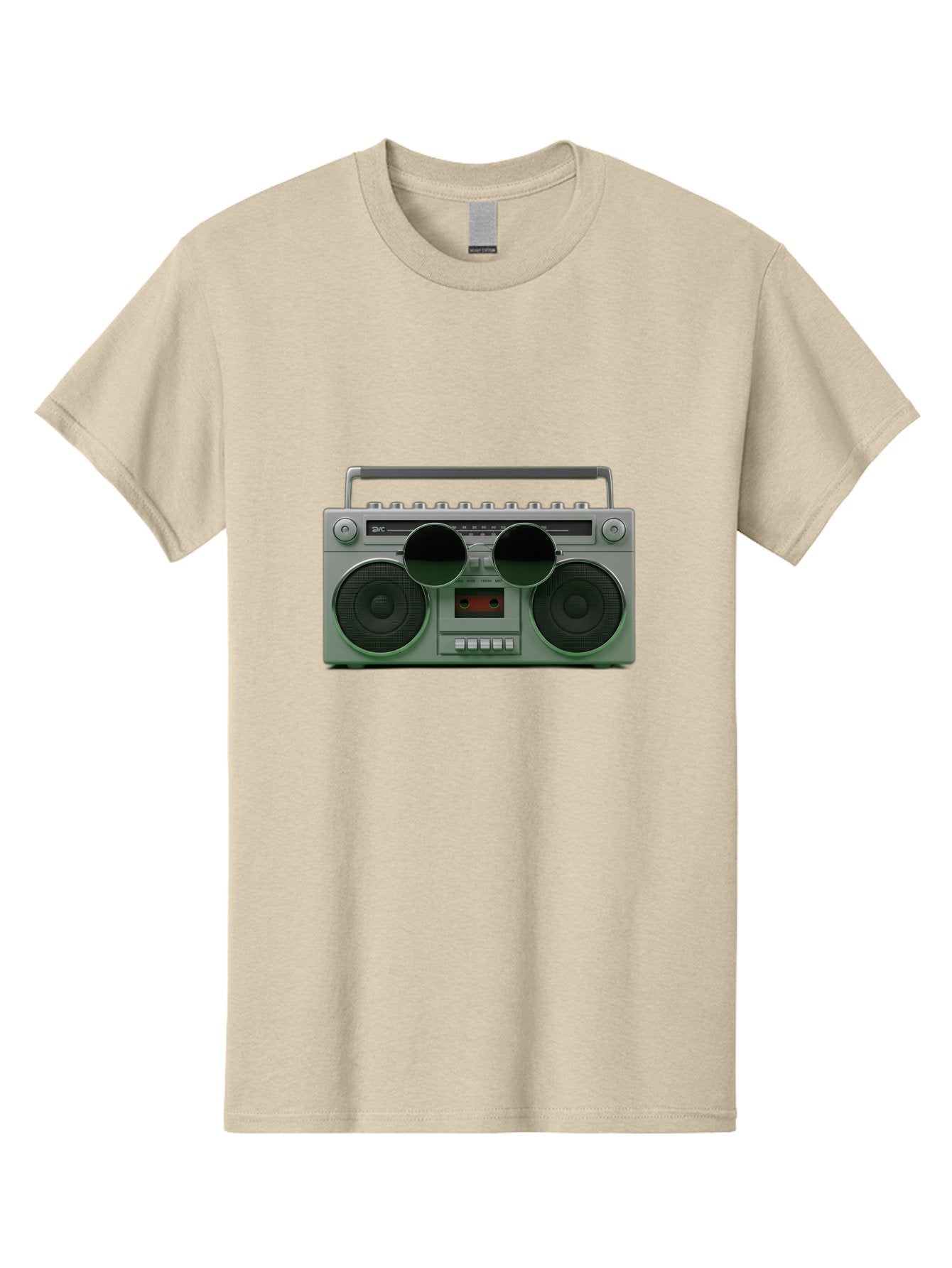 Boombox-3 Men'S Graphic Tee, 100% Cotton, Comfortable Casual Summer Wear, Machine Washable, Retro Boombox, Vintage Audio Equipment, Cassette Player, Portable Music, Nostalgic Technology, Retro Music Player, 80S Music Gear, Baa184