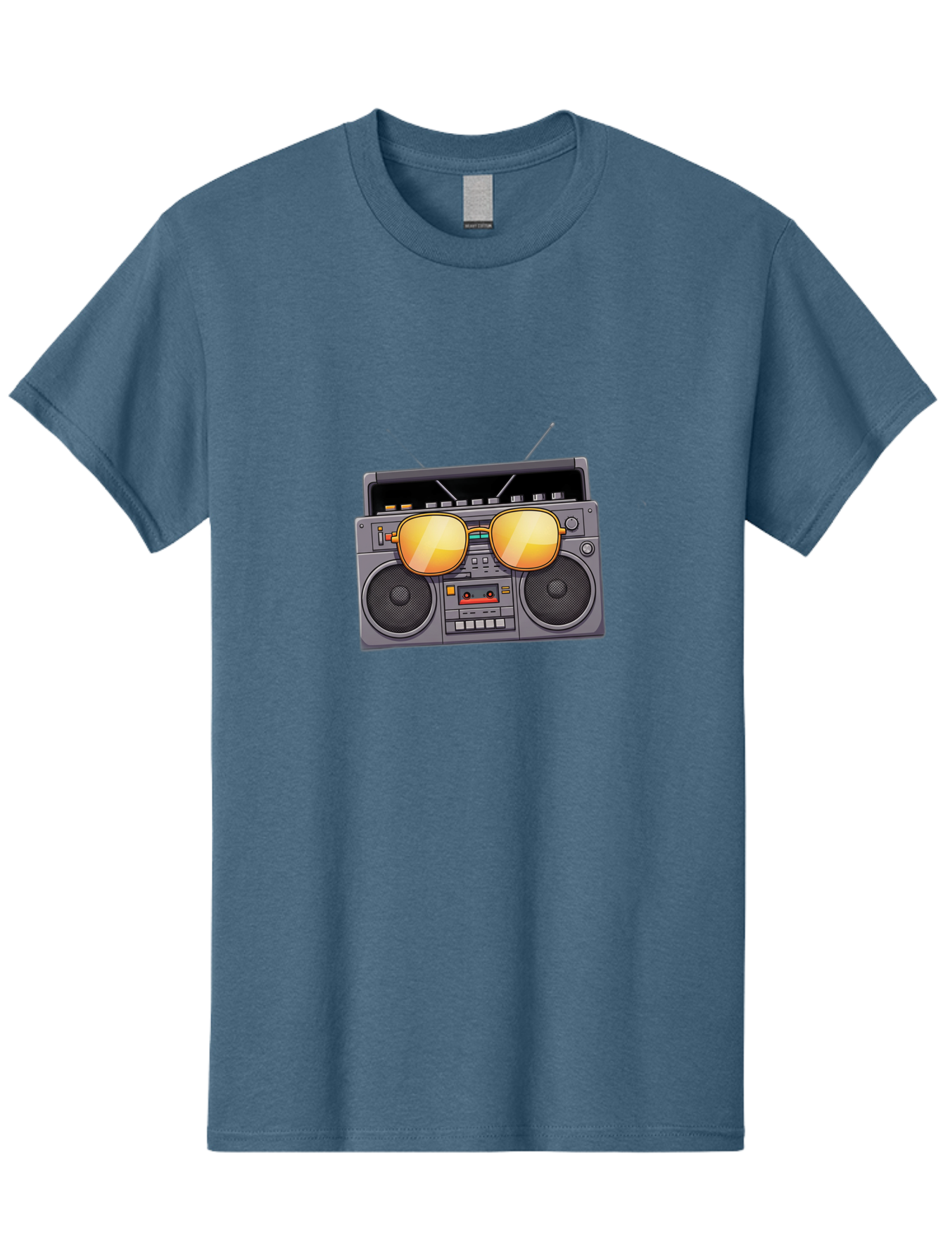 Boombox-Sunglasses Men'S Graphic Tee, 100% Cotton, Comfortable Casual Summer Wear, Machine Washable, Retro Boombox, Vintage Style, Sunglasses, Cassette Player, Old School Music, Nostalgic Vibe, Cool Accessories, Funky Graphics Baa193 21