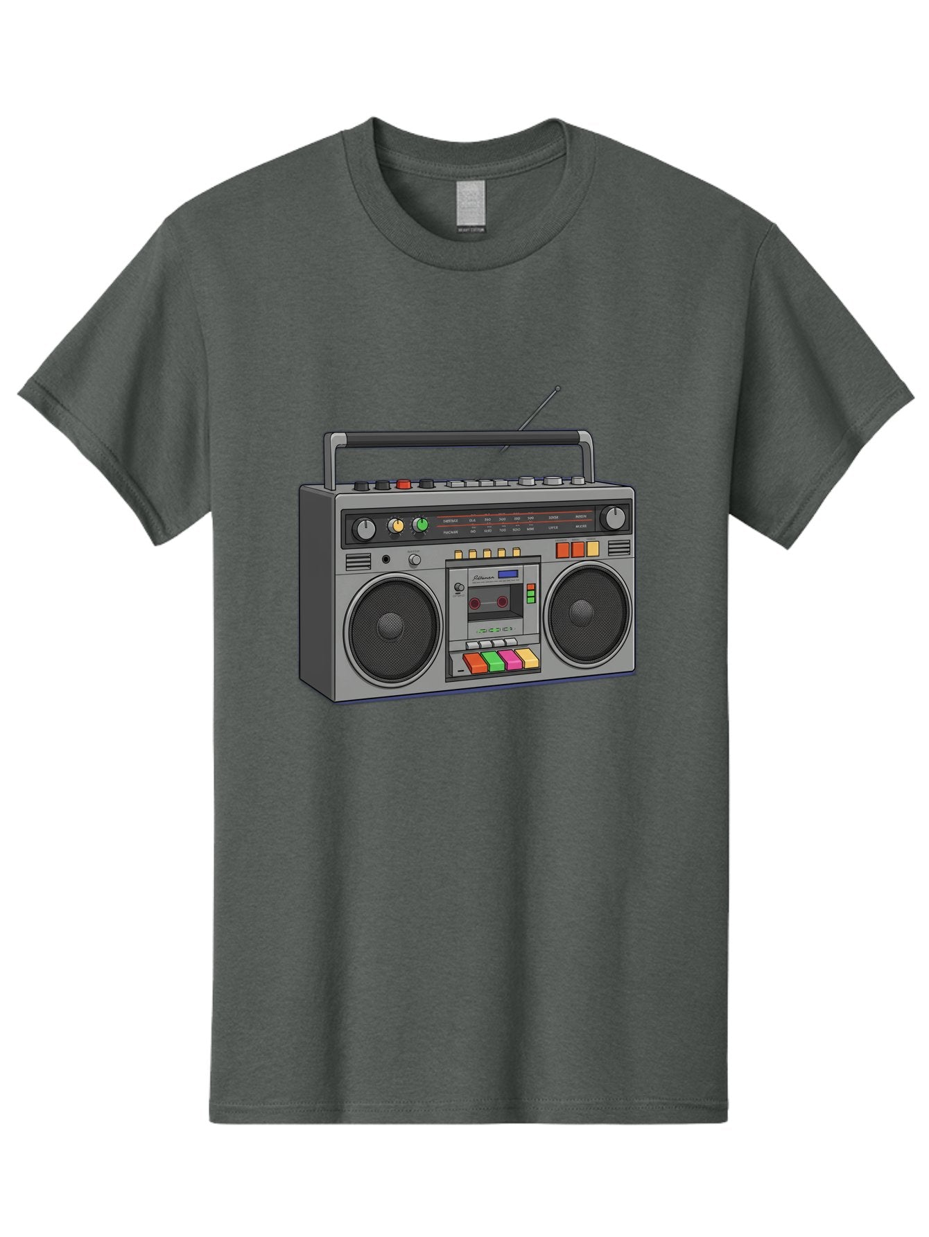 Boombox Men'S Graphic Tee, 100% Cotton, Comfortable Casual Summer Wear, Machine Washable, Vintage Boombox, Retro Radio, Cassette Player, Music On The Go, Portable Speaker, Nostalgic Electronics, 80S Technology, Classic Design Baa196 10