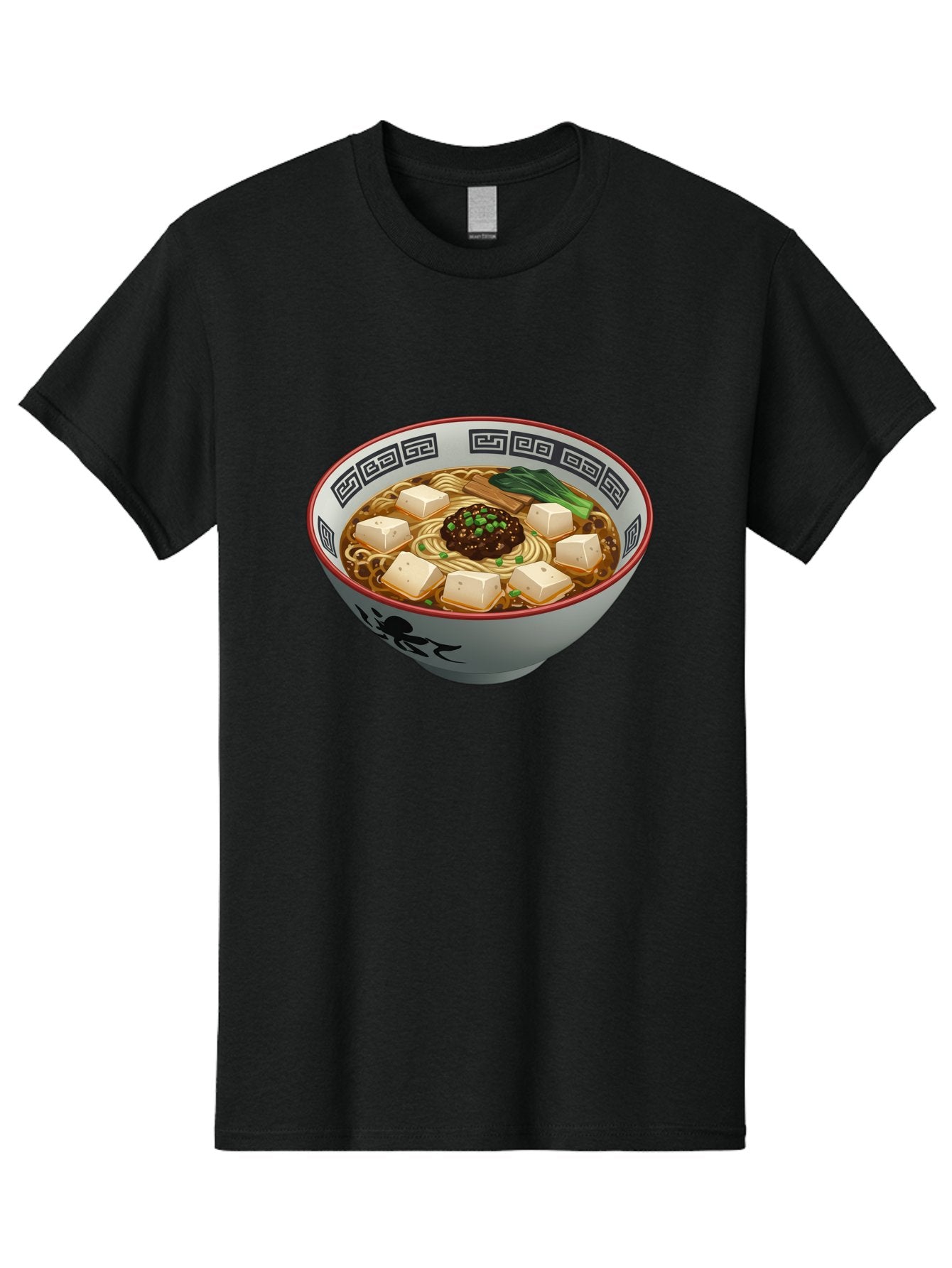 Bowl-Of-Ramen-2 Men'S Graphic Tee, 100% Cotton, Comfortable Casual Summer Wear, Machine Washable, Ramen Noodles, Noodle Soup, Japanese Cuisine, Tofu, Bok Choy, Savory Broth, Asian-Inspired, Delicious Meal, Comforting Food, Hot Soup, Baa198 13