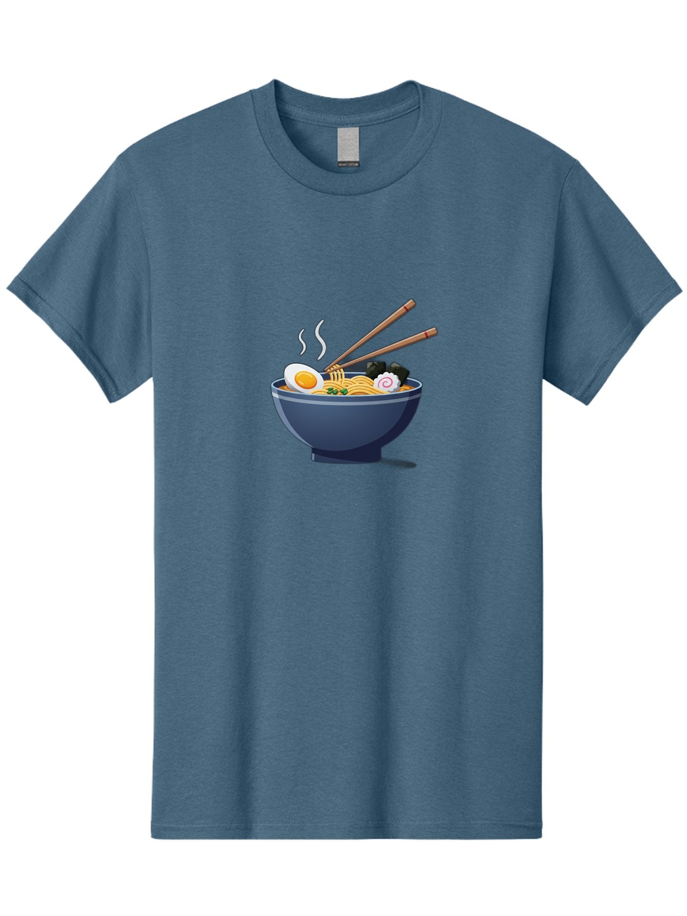 Bowl-Of-Ramen-Noodles Men'S Graphic Tee, 100% Cotton, Comfortable Casual Summer Wear, Machine Washable, Steaming Hot Ramen, Japanese Cuisine, Boiled Egg, Green Onions, Black Mushrooms, Wooden Chopsticks, Savory Flavors, Comfort Food, Baa199 12