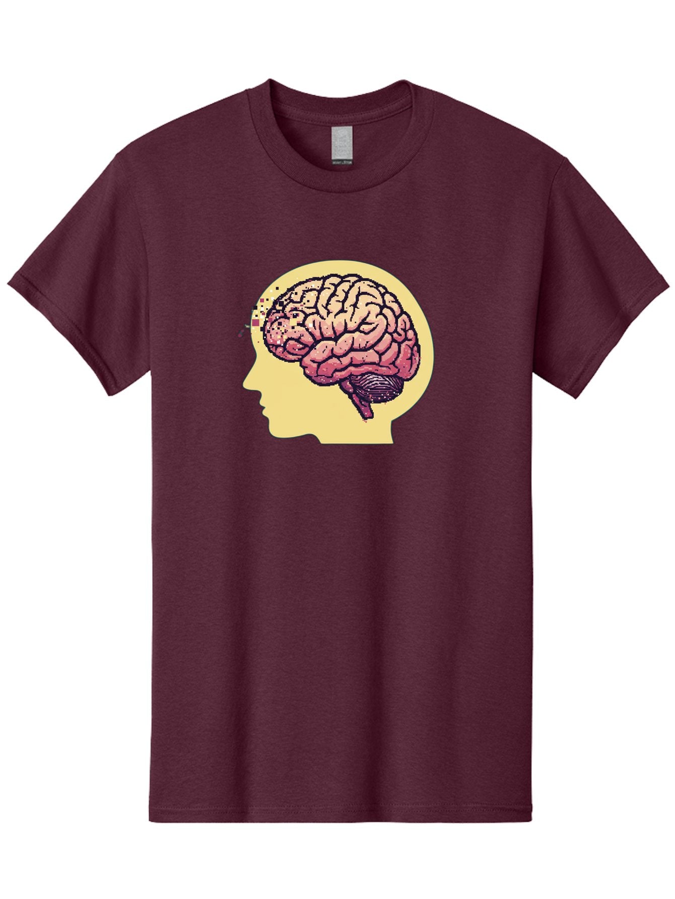 Brain-Drain Men'S Graphic Tee, 100% Cotton, Comfortable Casual Summer Wear, Machine Washable, Human Brain, Neuroscience, Mental Health, Cognitive Function, Psychology, Brain Activity, Thought Process, Neurological Disorder, Baa207 14