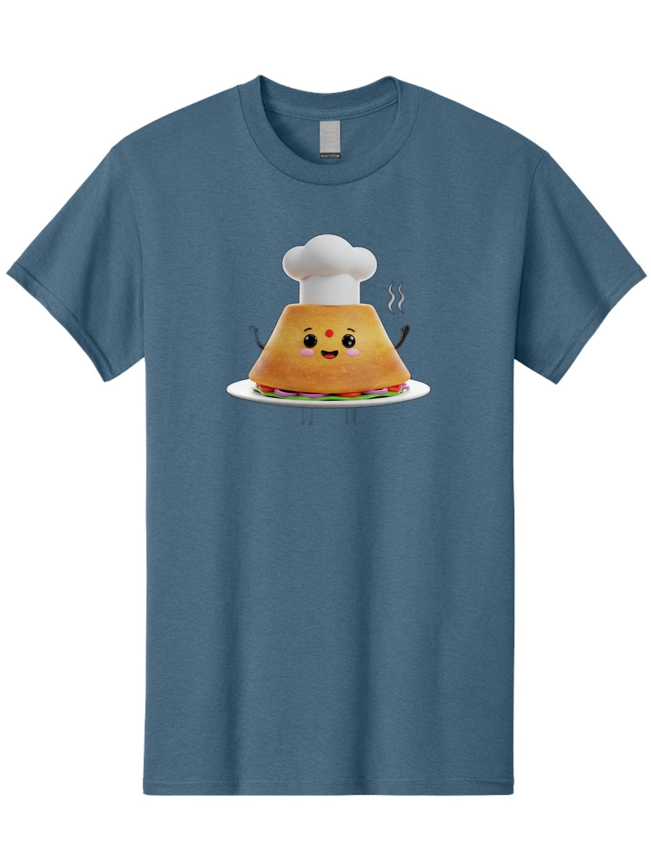 Burger-Chef Men'S Graphic Tee, 100% Cotton, Comfortable Casual Summer Wear, Machine Washable, Smiling Burger, Chef Hat, Cartoon Food, Happy Meal, Funny Character, Foodie Fun, Animated Scene, Kawaii Culture Baa242 10