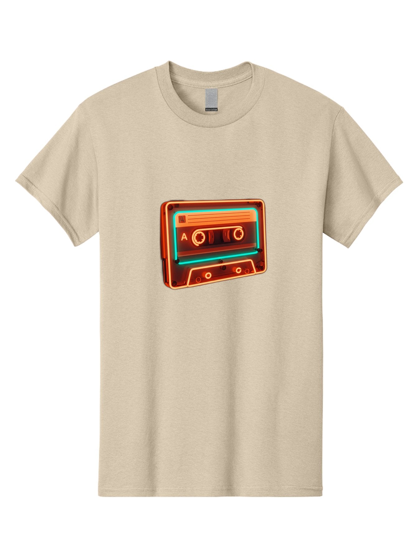 Cassette-Tape-4 Men'S Graphic Tee, 100% Cotton, Comfortable Casual Summer Wear, Machine Washable, Retro Cassette Tape, Vintage Music Format, Nostalgic Audio, Classic Sound, Music Player, Mixtape Culture, Nostalgic Vibes, Retro Technology, Baa262