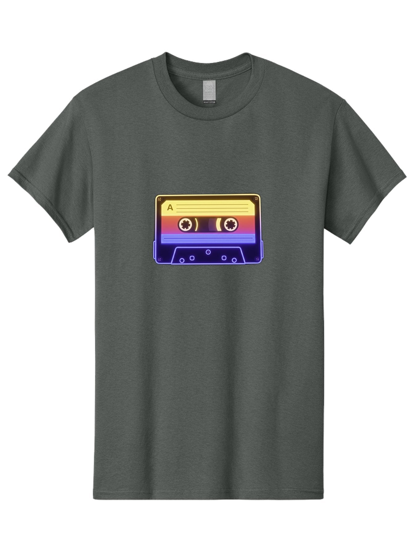 Cassette-Tape-A-1 Men'S Graphic Tee, 100% Cotton, Comfortable Casual Summer Wear, Machine Washable, Retro Cassette Tape, Vintage Music, Nostalgic Technology, 80S And 90S Memorabilia, Mixtape, Cassette Player, Retro Audio Baa265 9
