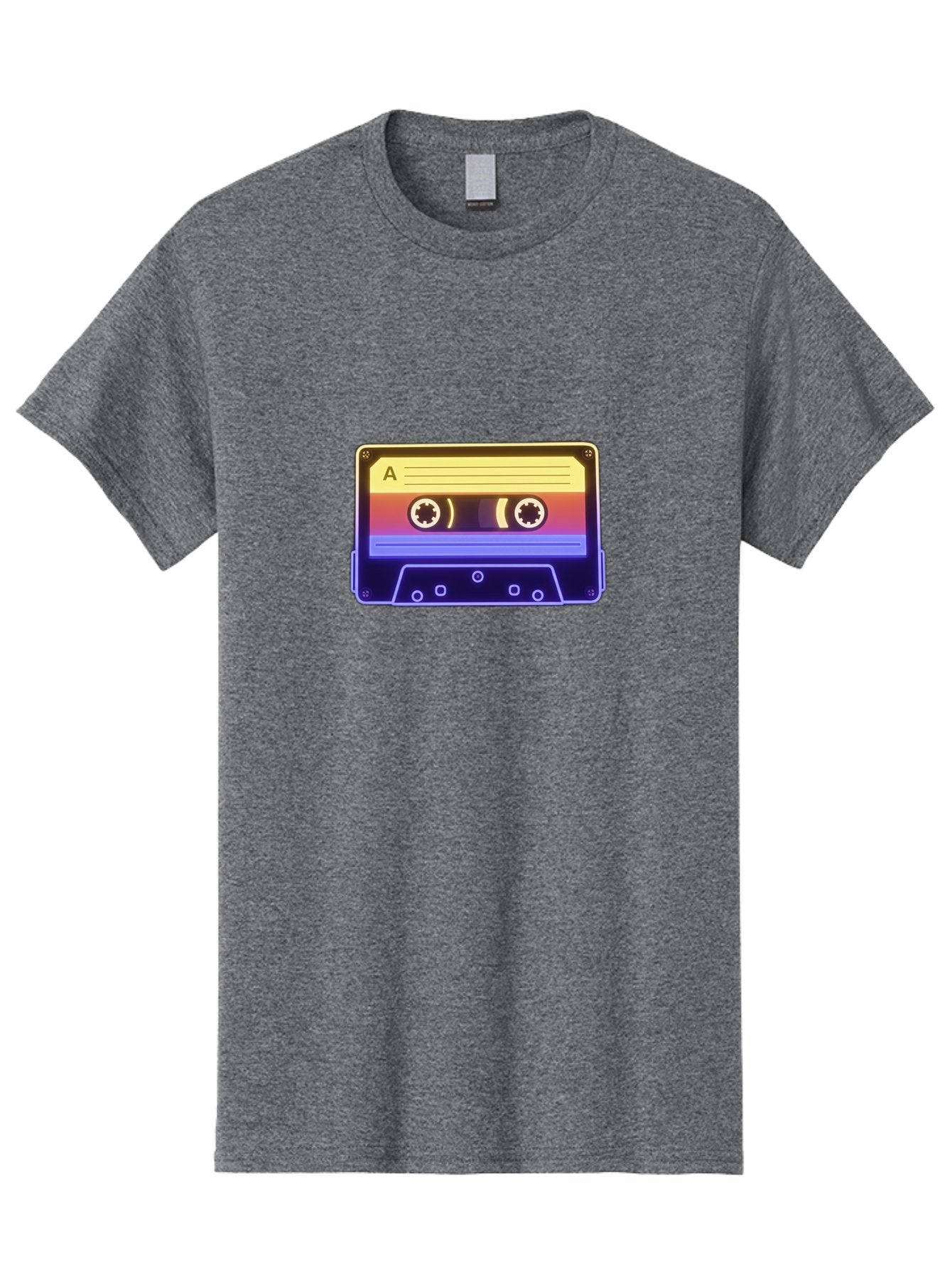 Cassette-Tape-A-1 Men'S Graphic Tee, 100% Cotton, Comfortable Casual Summer Wear, Machine Washable, Retro Cassette Tape, Vintage Music, Nostalgic Technology, 80S And 90S Memorabilia, Mixtape, Cassette Player, Retro Audio Baa265 10