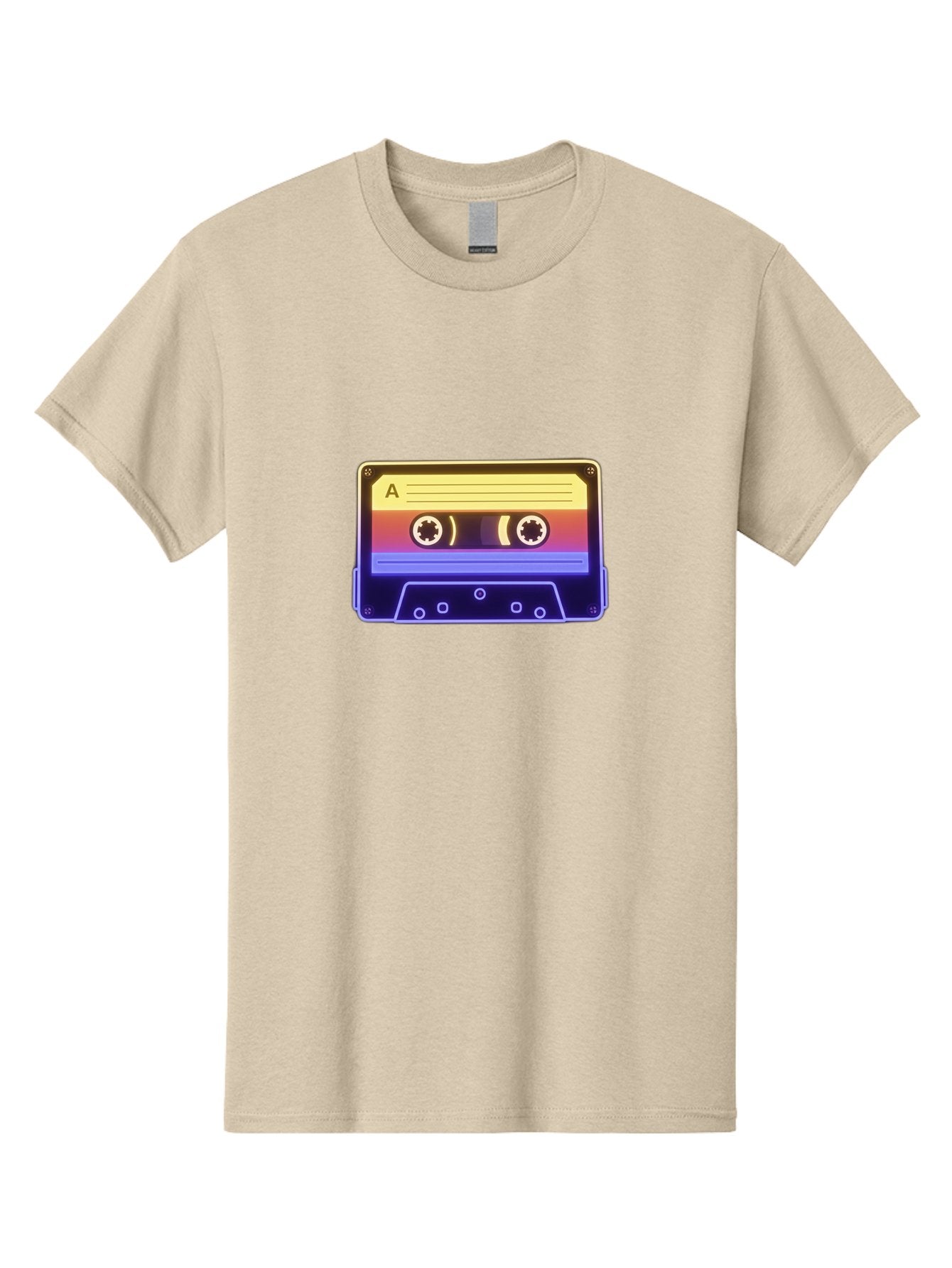 Cassette-Tape-A-1 Men'S Graphic Tee, 100% Cotton, Comfortable Casual Summer Wear, Machine Washable, Retro Cassette Tape, Vintage Music, Nostalgic Technology, 80S And 90S Memorabilia, Mixtape, Cassette Player, Retro Audio Baa265 12